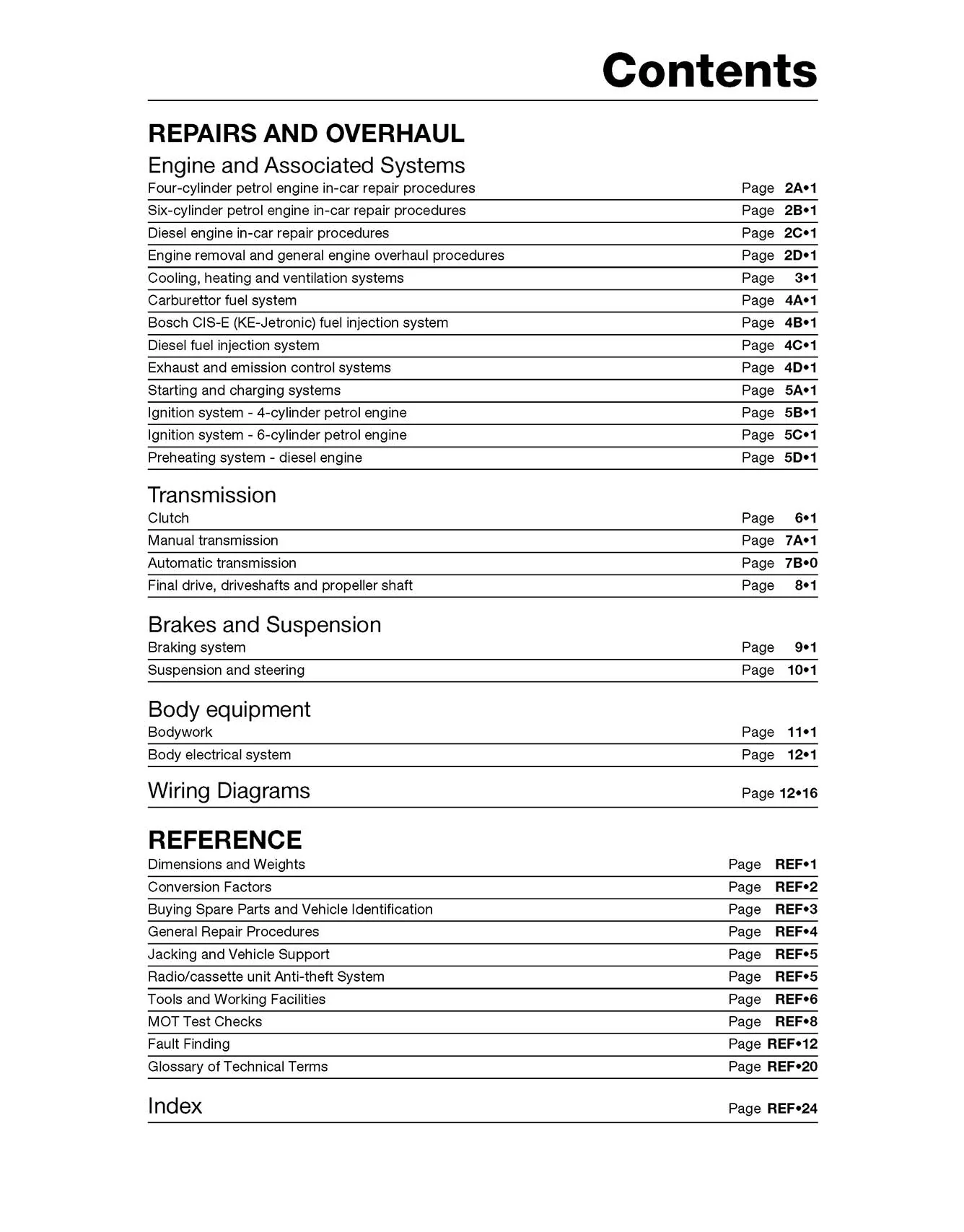 Mercedes-Benz 190, 190E & 190D Petrol & Diesel (1983-1993) Haynes Repair Manual - Image 4