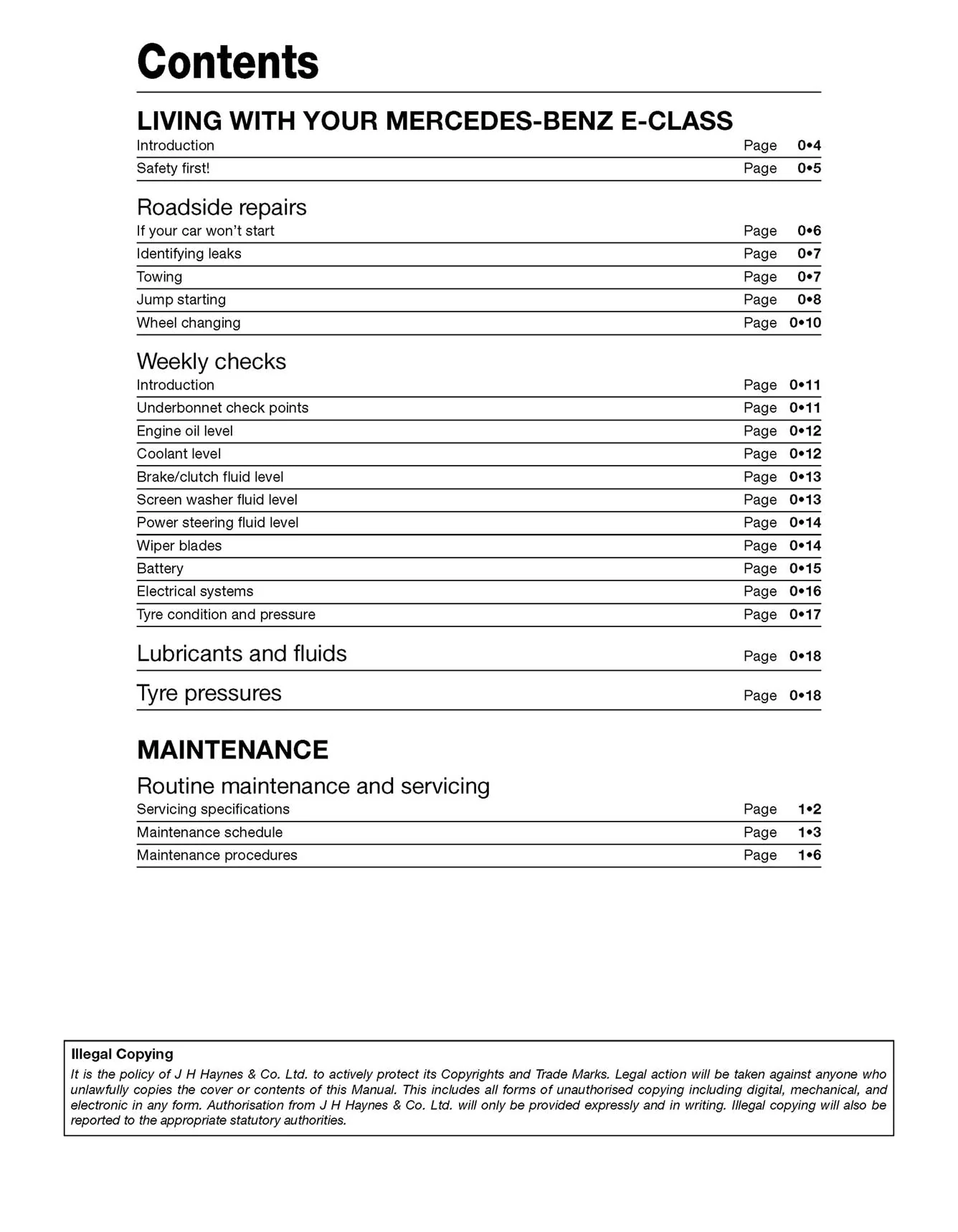 Mercedes-Benz E-Class Diesel (2002-2010) Haynes Repair Manual - Image 4