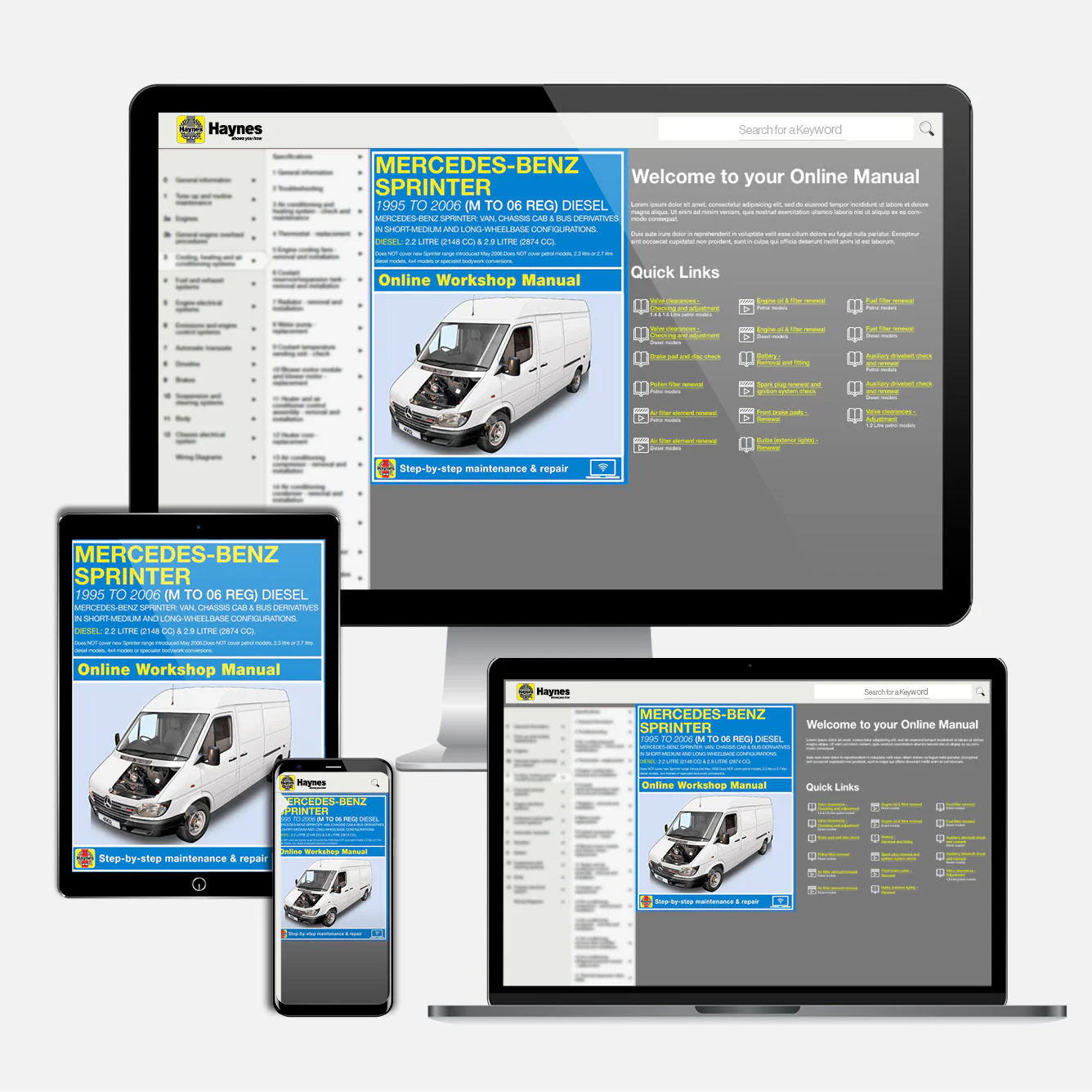 Mercedes-Benz Sprinter Diesel (1995-Apr 2006) Haynes Repair Manual - Image 9