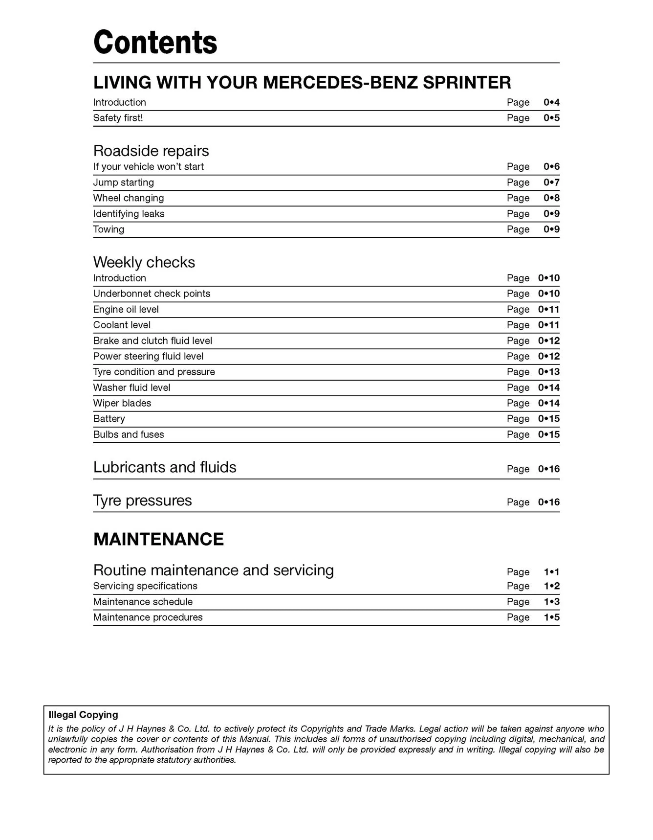Mercedes-Benz Sprinter Diesel Vans July 2009-May 2018 (09 to 18 reg) Haynes Repair Manual - Premium Hardback Black Edition - Image 4