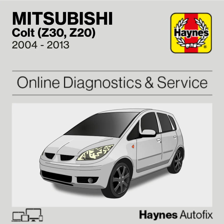 Mitsubishi Colt (Z30, Z20) 2004 to 2013 Haynes Online Diagnostics & Service Guide