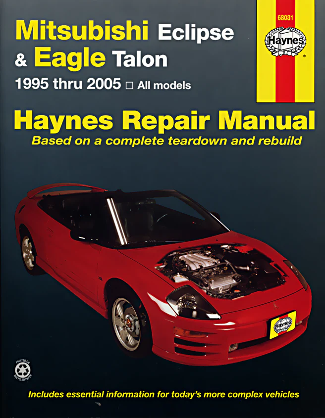 Mitsubishi Eclipse & Eagle Talon for Eclipse (1995-2005) & Talon (1995-1998) Haynes Repair Manual (USA)
