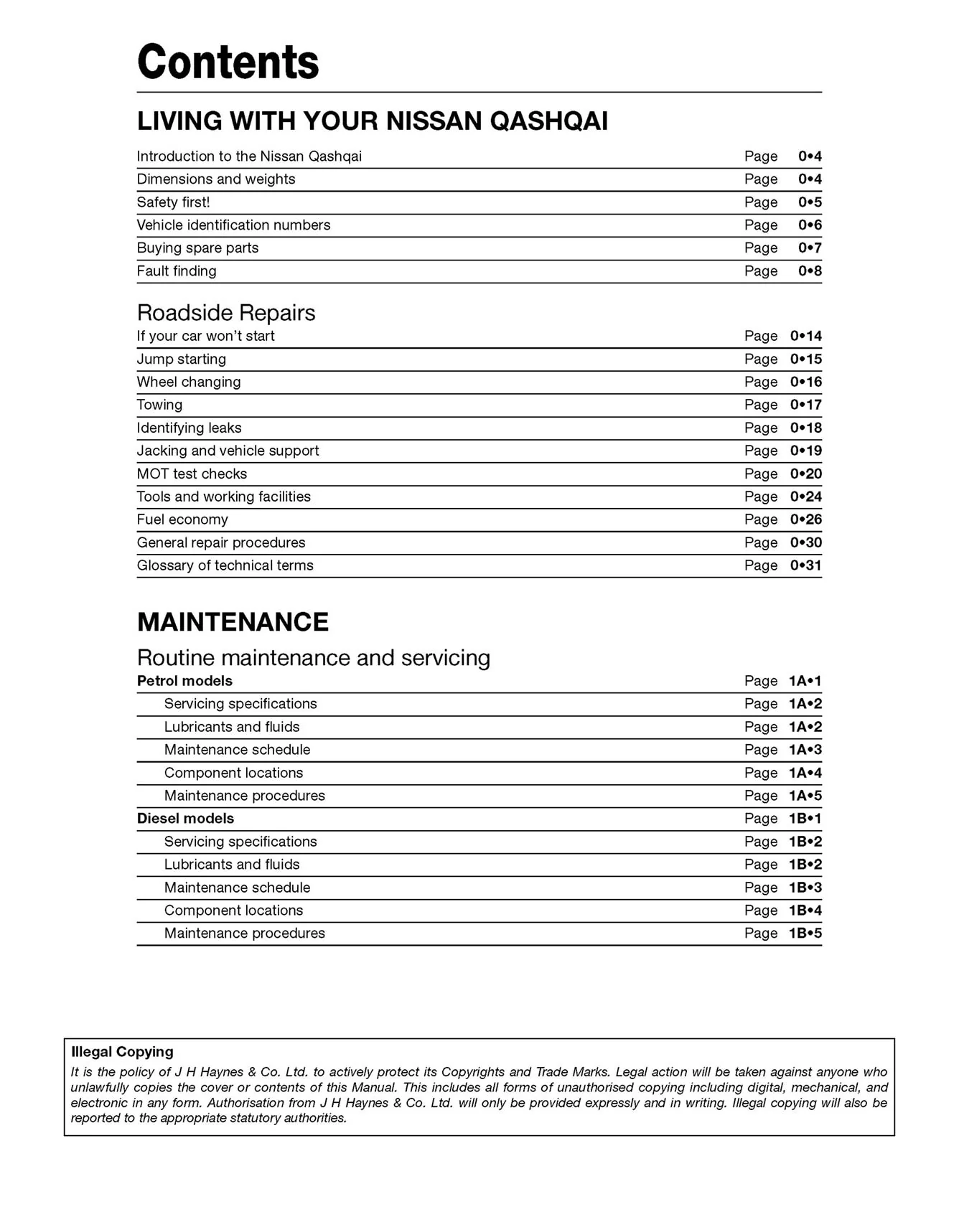 Nissan Qashqai (Feb 2014-2020) 63 to 69 Haynes Repair Manual - Premium Hardback Black Edition - Image 4