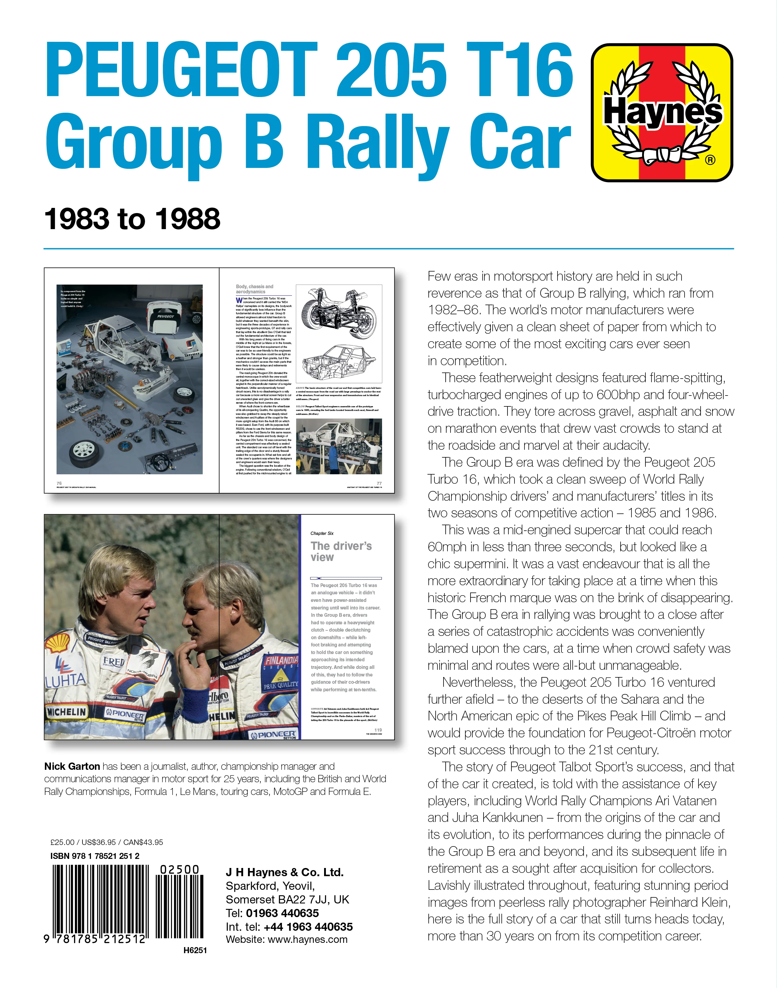 Peugeot 205 T16 Group B Rally Car - Image 2