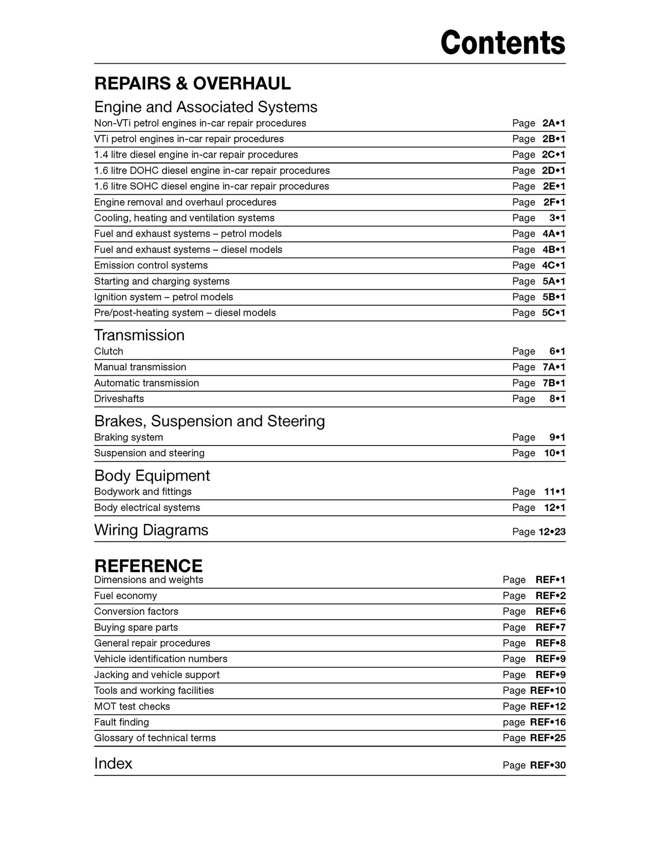 Peugeot 207 Petrol & Diesel 2006-2013 Haynes Repair Manual - Image 5