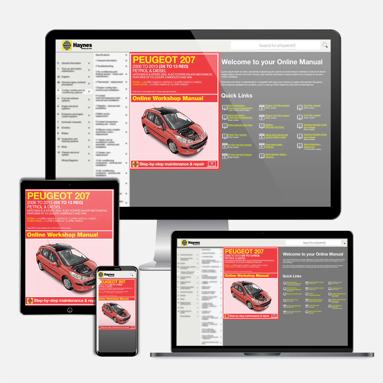 Peugeot 207 Petrol & Diesel 2006-2013 Haynes Repair Manual - Image 9