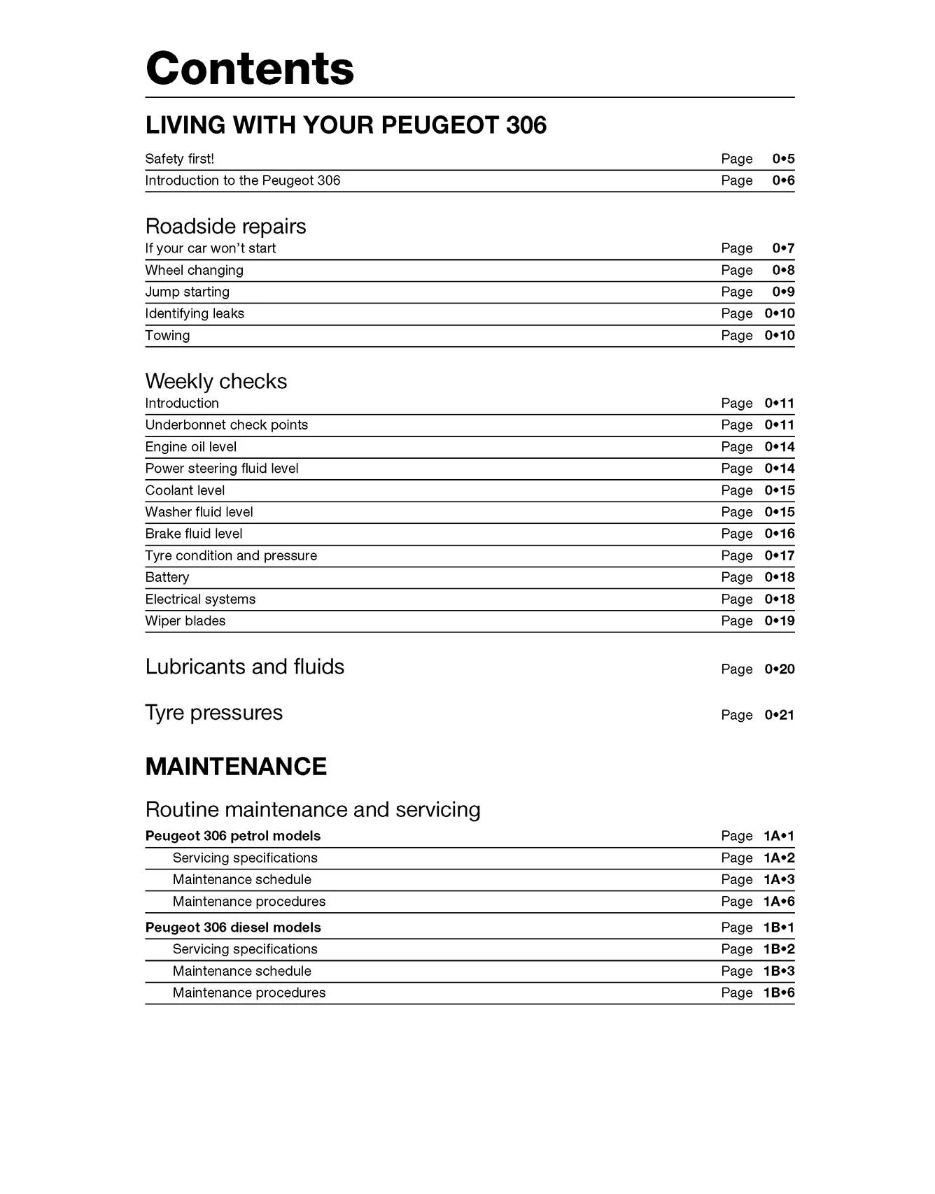 Peugeot 306 Petrol & Diesel (1993-2002) Haynes Repair Manual - Image 4