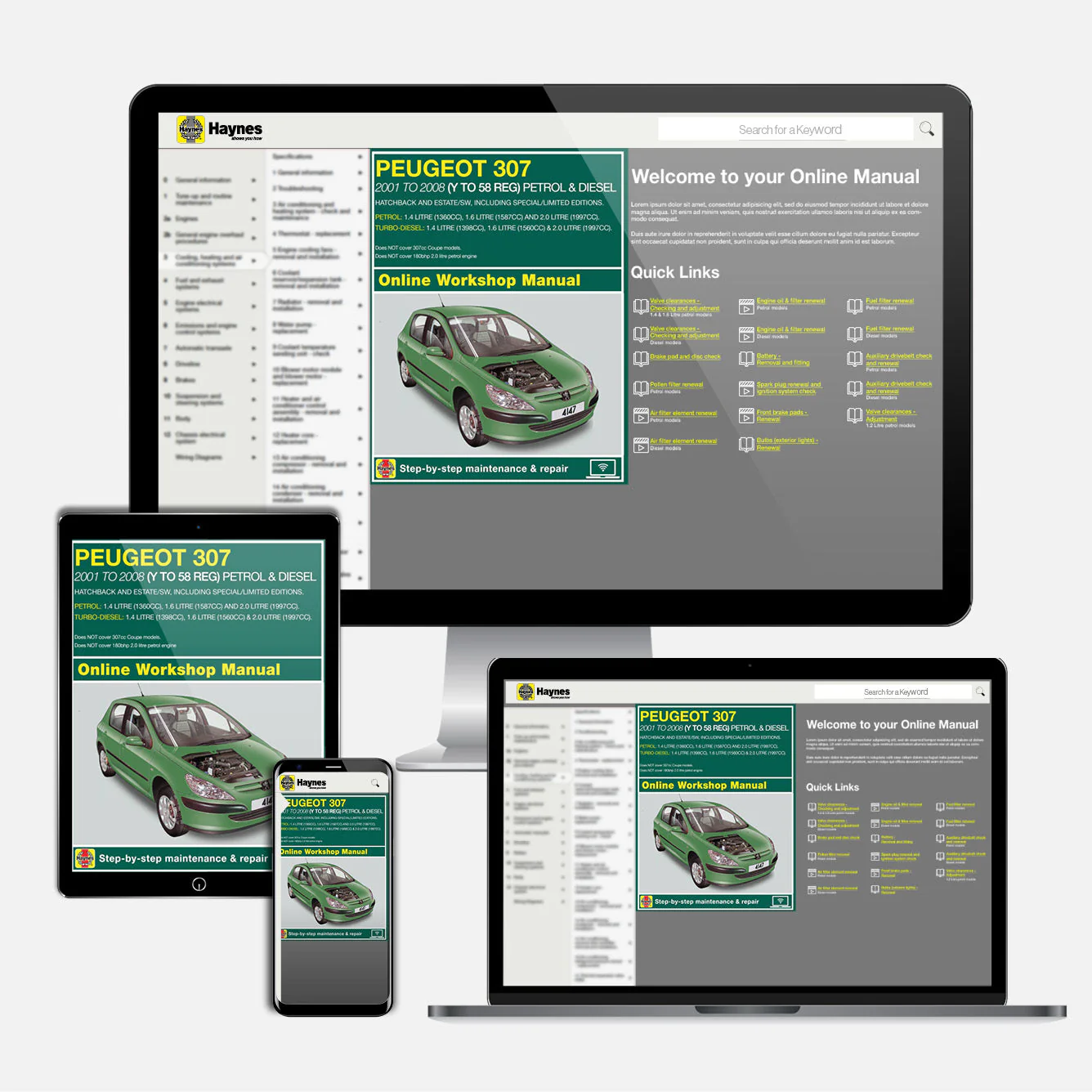 Peugeot 307 Petrol & Diesel (2001-2008) Haynes Repair Manual - Image 9