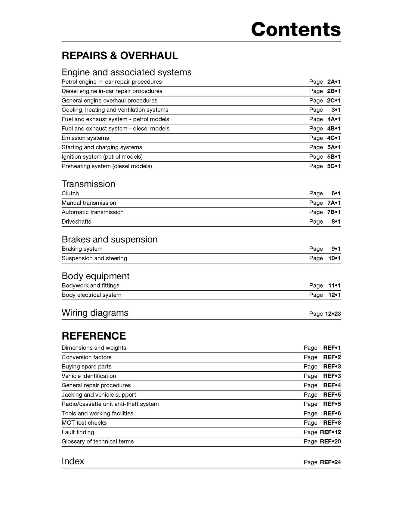 Peugeot 406 Petrol & Diesel (1996-Mar 1999) Haynes Repair Manual - Image 4