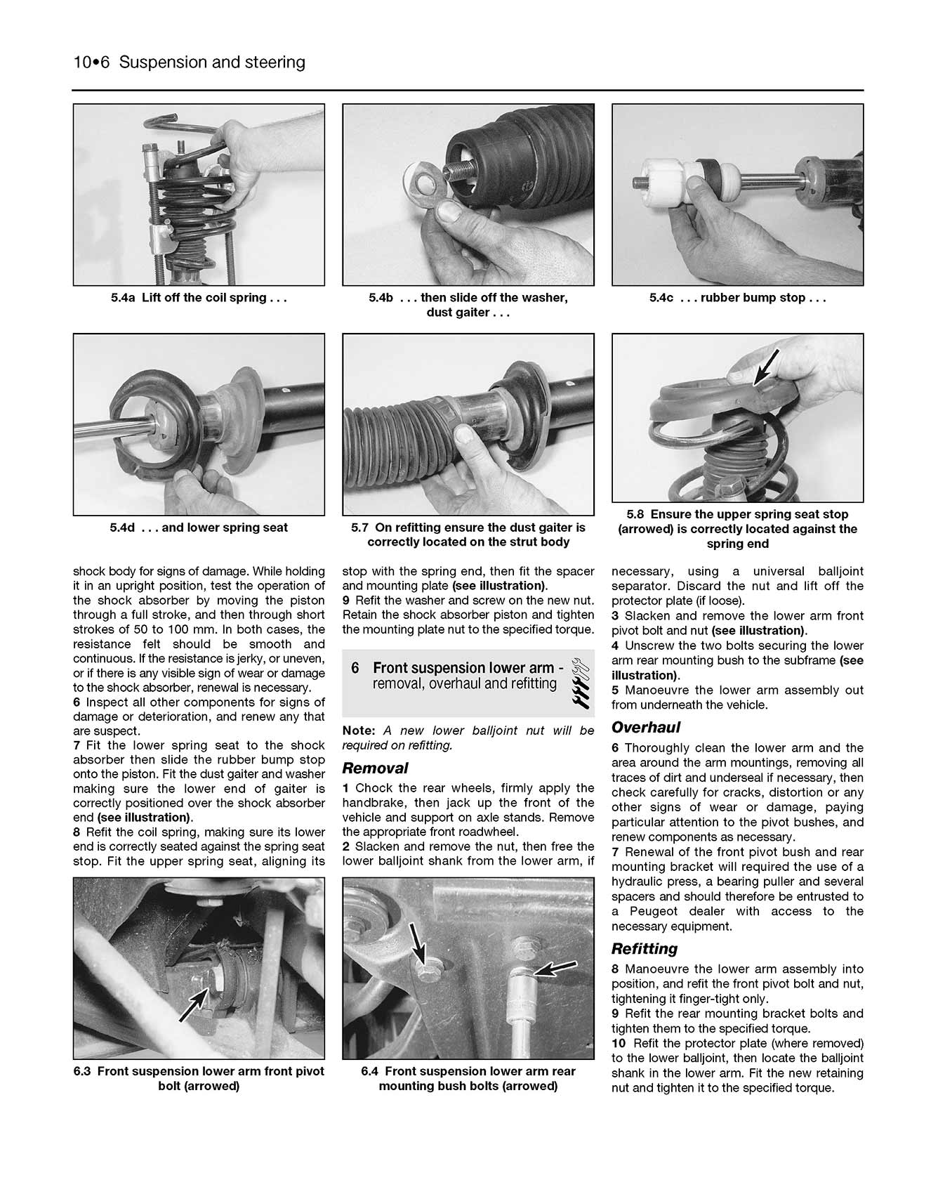Peugeot 406 Petrol & Diesel (1996-Mar 1999) Haynes Repair Manual - Image 5