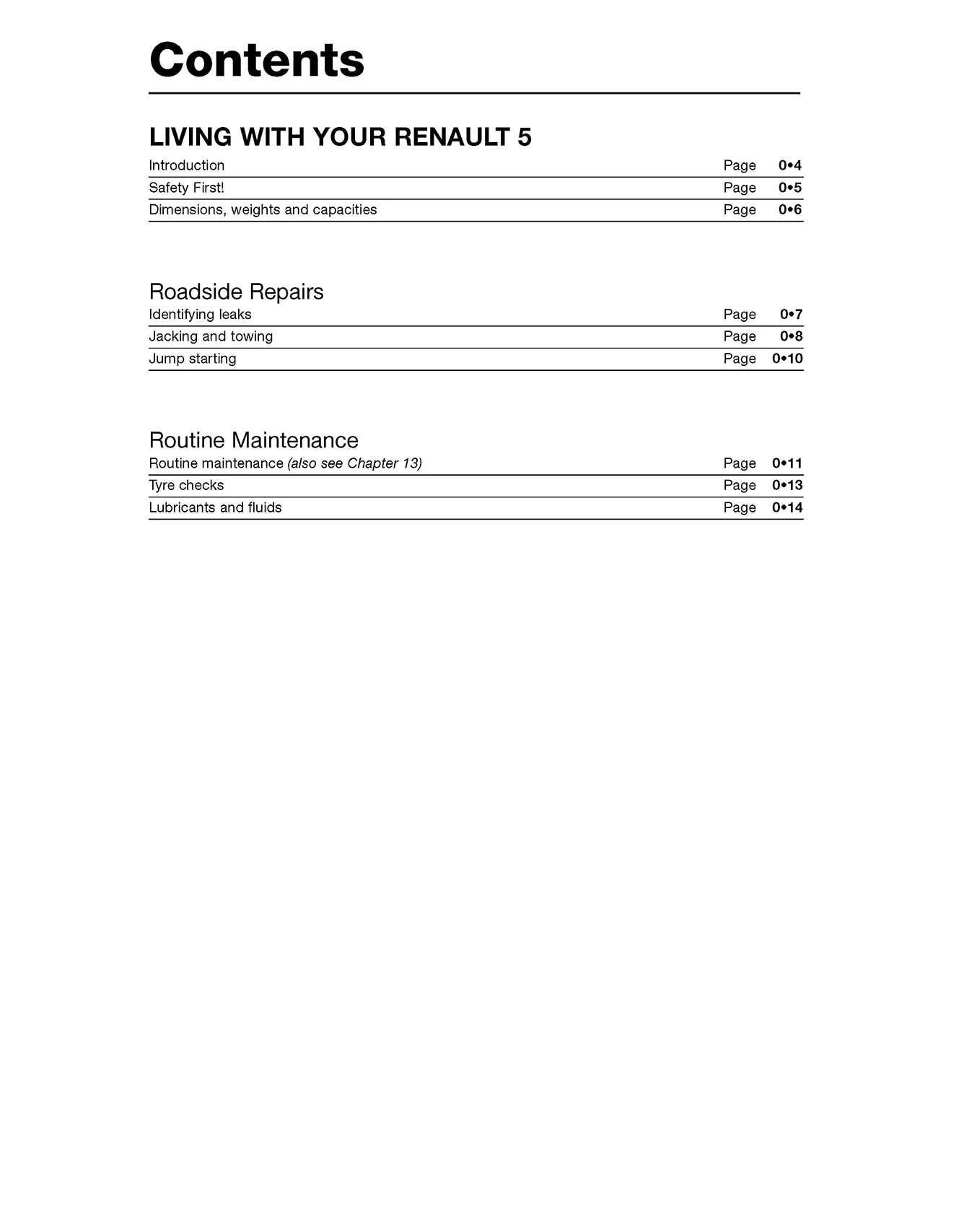 Renault 5 Petrol (Feb 1985-1996) Haynes Repair Manual - Image 3