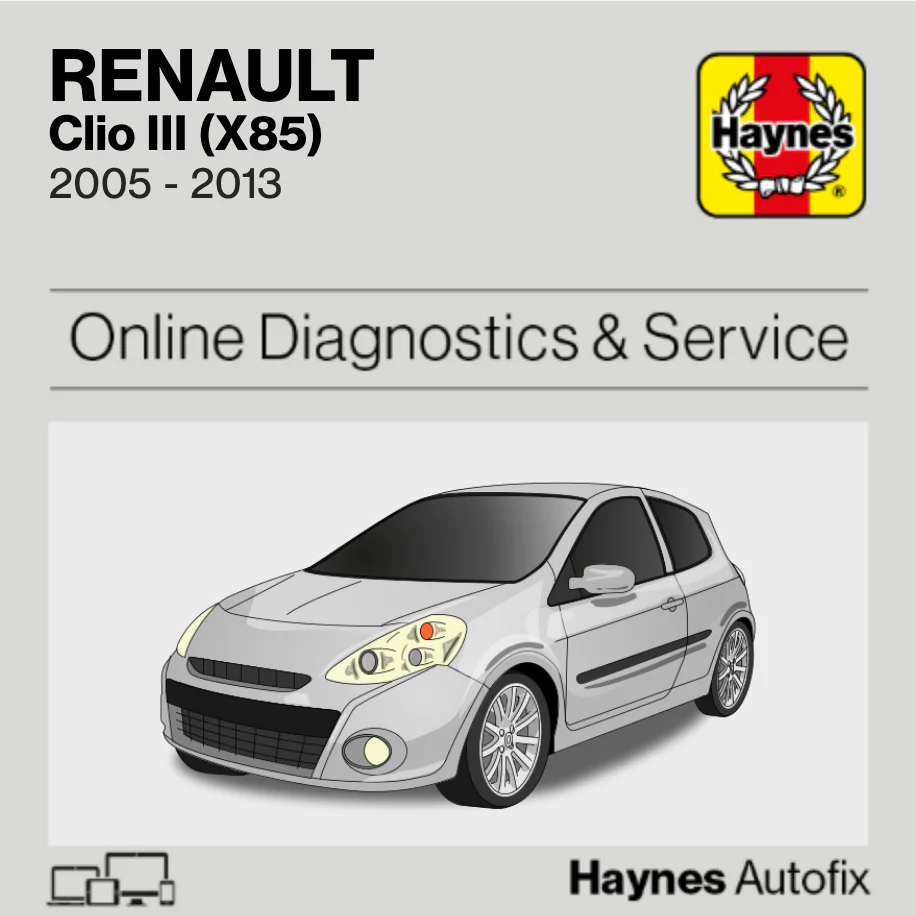 Renault Clio III (X85) 2005 to 2013 Haynes Online Diagnostics & Service Guide
