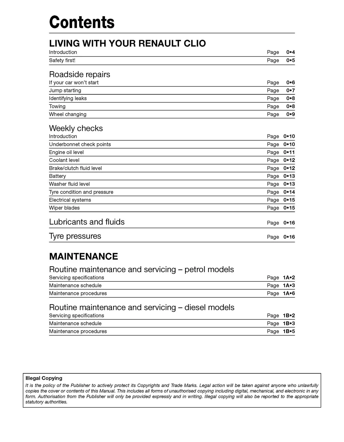 Renault Clio (Jun 2009-2012) 09 to 62 Haynes Repair Manual - Image 4