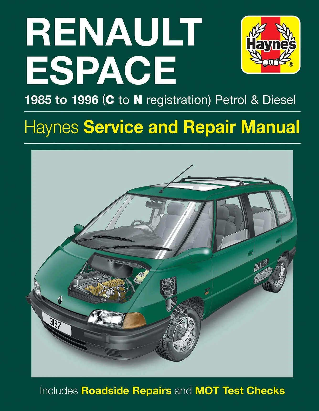 Renault Espace Petrol & Diesel (1985-1996) Haynes Repair Manual