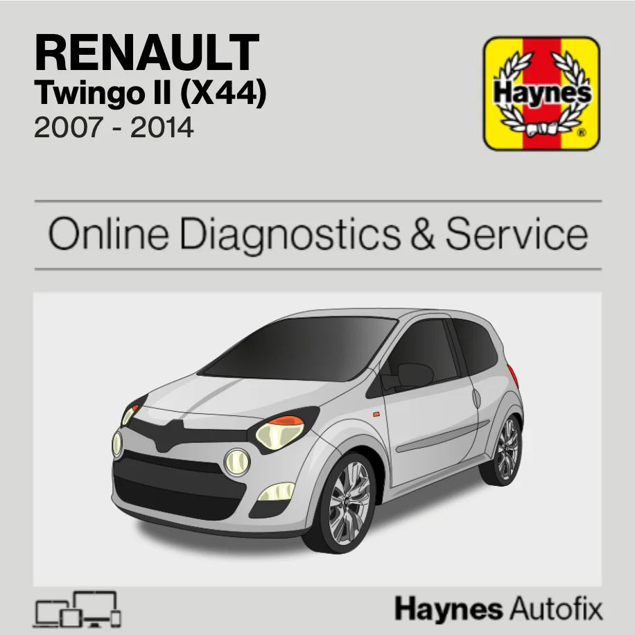 Renault Twingo II (X44) 2007 to 2014 Haynes Online Diagnostics & Service Guide