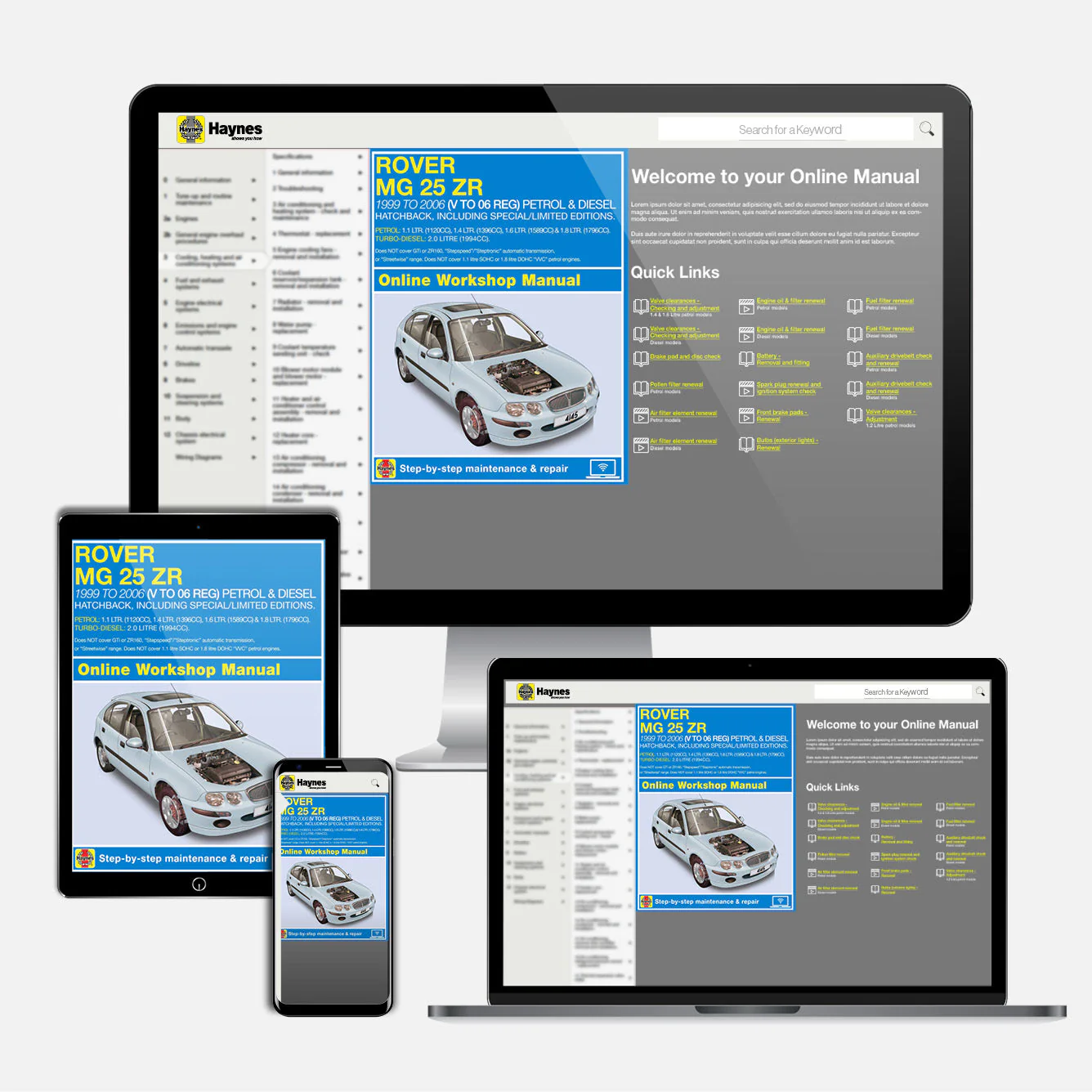 Rover 25 & MG ZR Petrol & Diesel (Oct 1999-2006) Haynes Repair Manual - Image 9