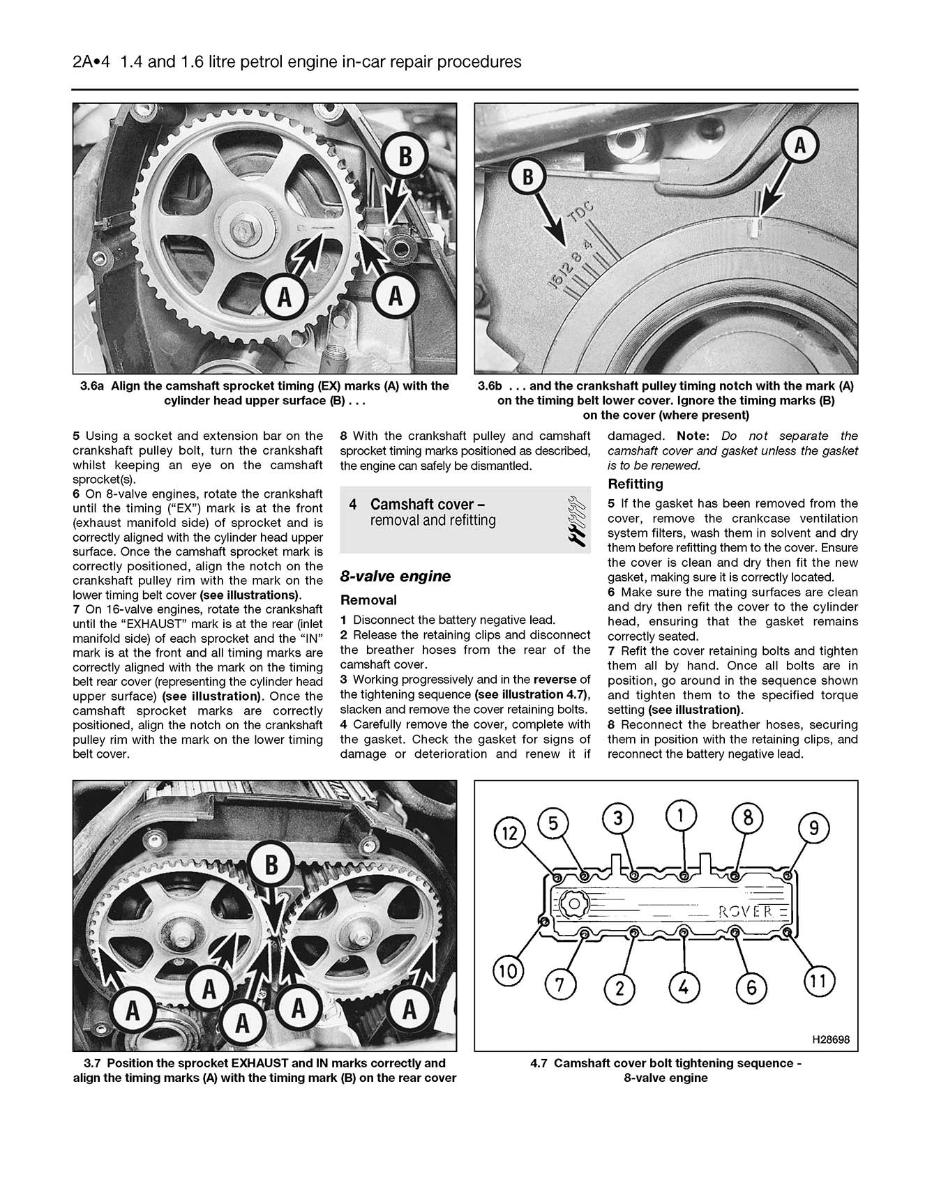 Rover 414, 416 & 420 Petrol & Diesel (May 1995-1999) Haynes Repair Manual - Image 5