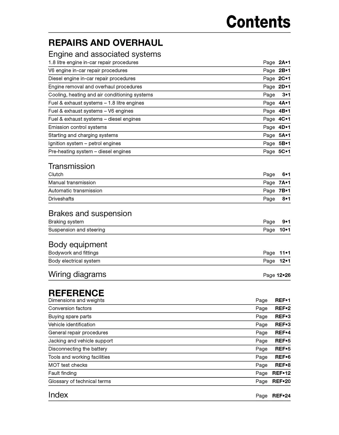 Rover 75 / MG ZT Petrol & Diesel (1999-2006) Haynes Repair Manual - Image 5