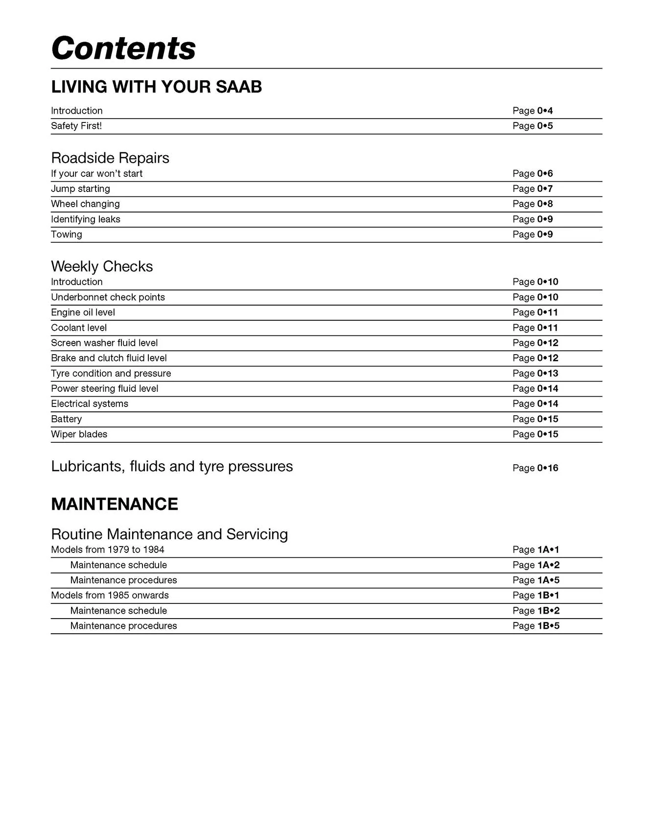 Saab 90, 99 & 900 Petrol (1979-Oct 1993) Haynes Repair Manual - Image 3