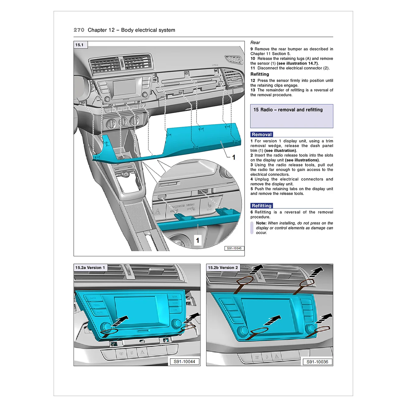 Skoda Fabia Petrol (2015 - 2021) Haynes Repair Manual - Image 9