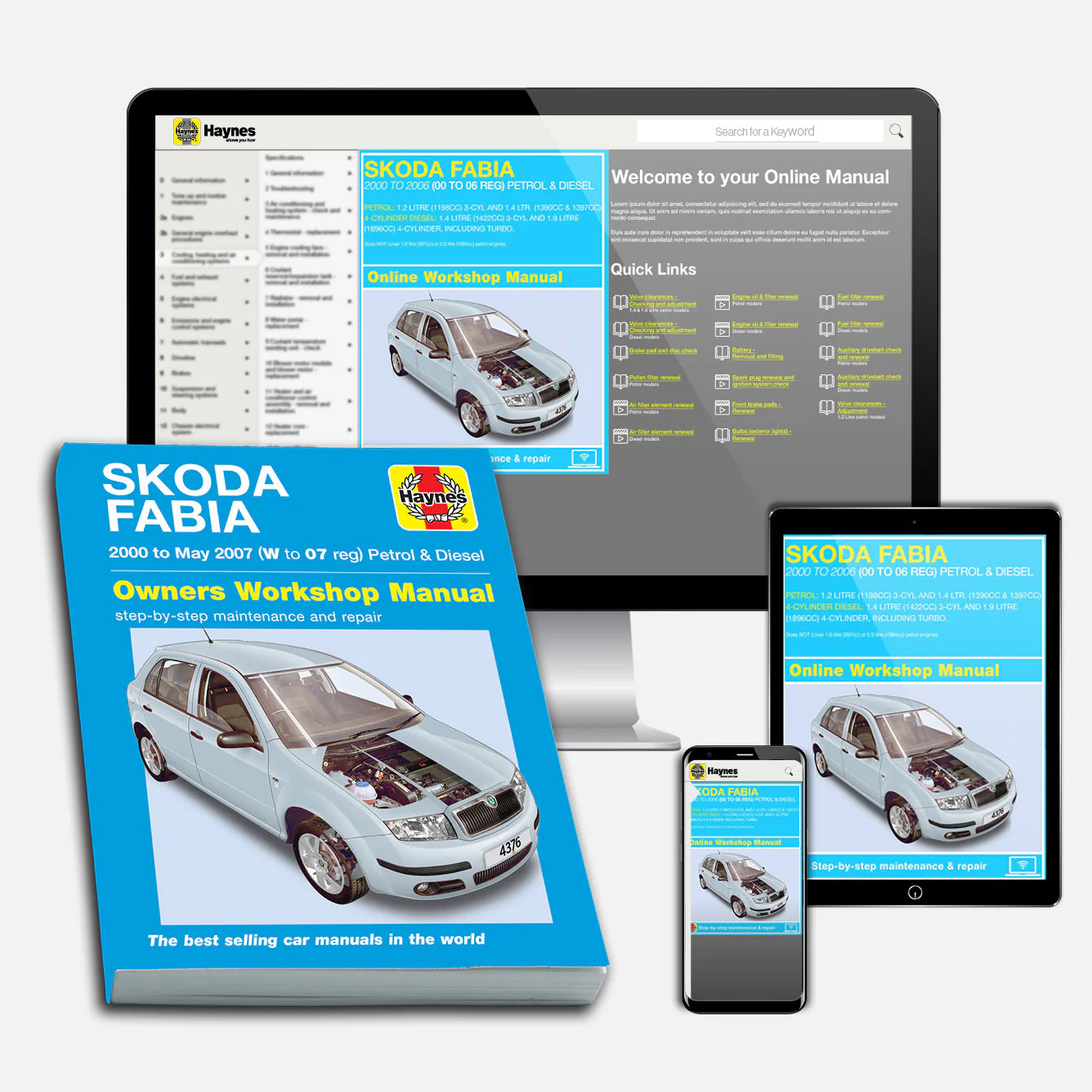 Skoda Fabia Petrol & Diesel (2000-2006) Haynes Repair Manual