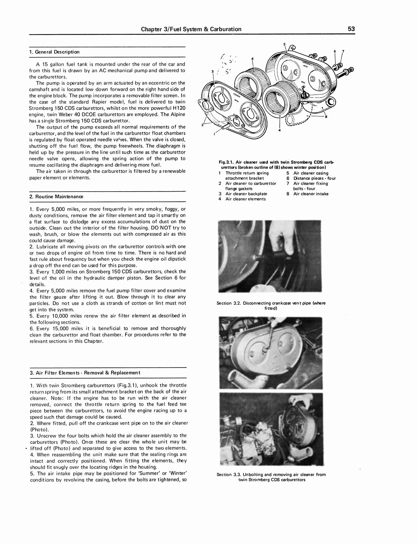 Sunbeam Alpine, Rapier & H120 (1967-1974) Haynes Repair Manual - Image 5