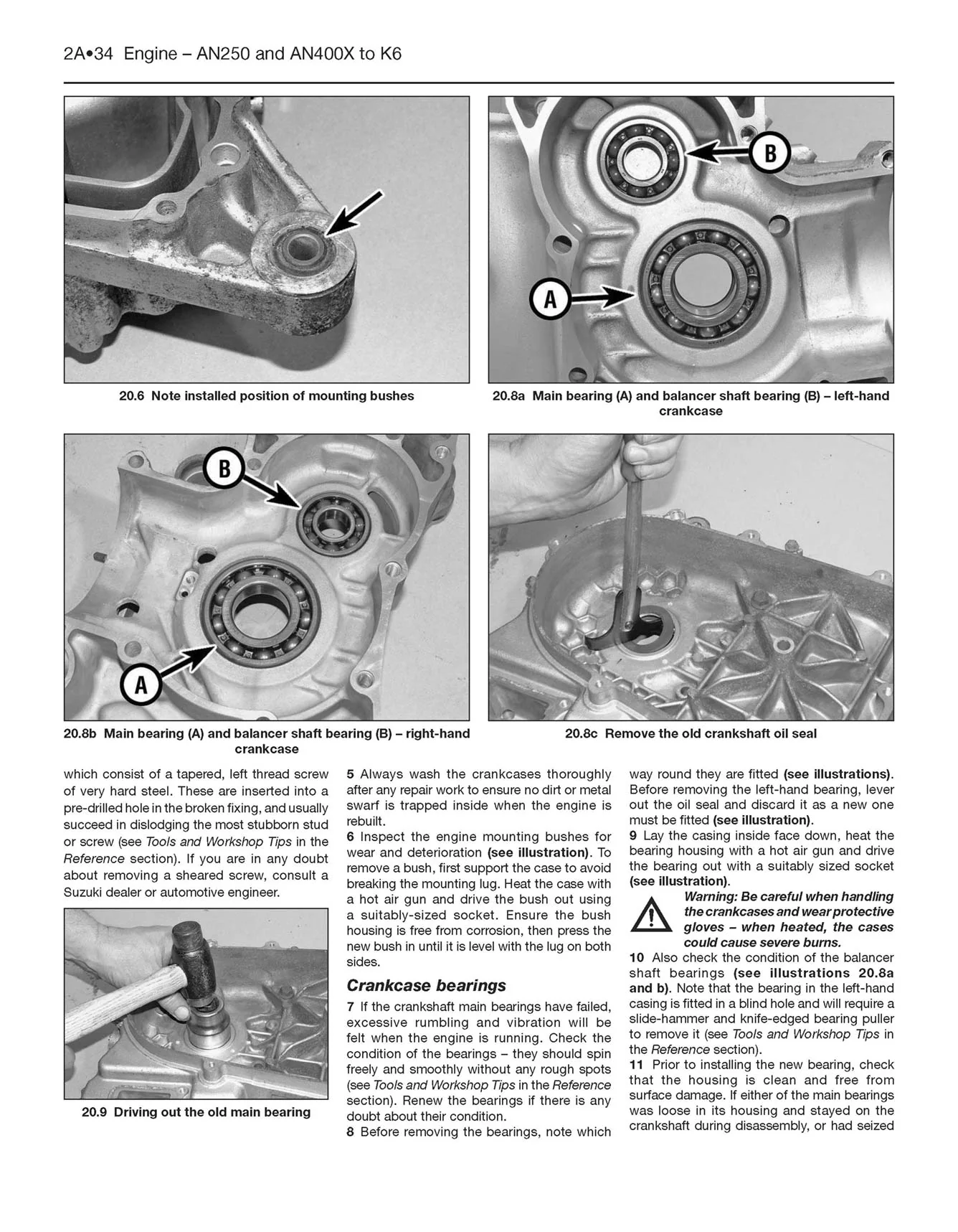 Suzuki Burgman 250 & 400 (1998-2015) Haynes Repair Manual - Image 6