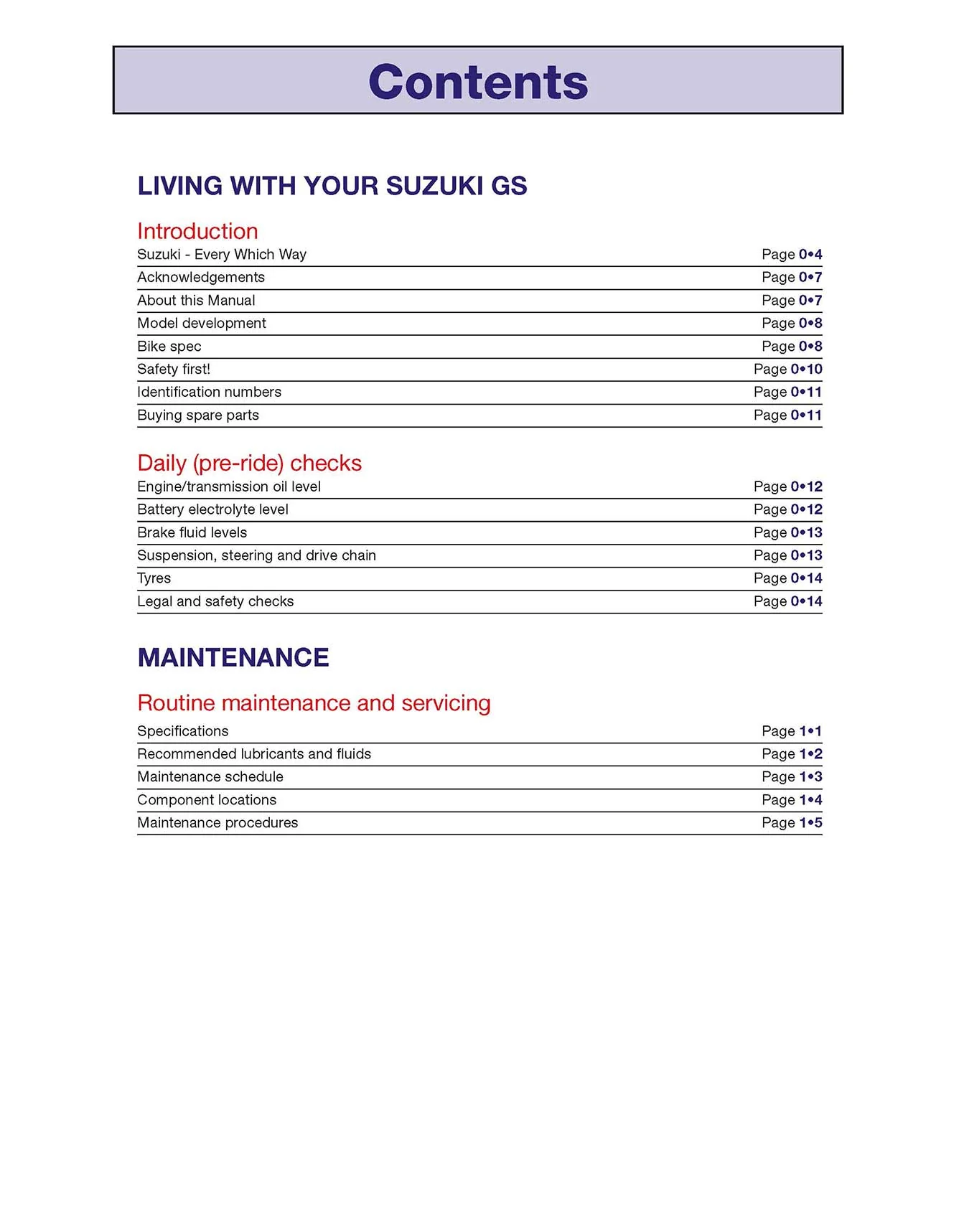 Suzuki GS500 Twin (1989-2008) Haynes Repair Manual - Image 4