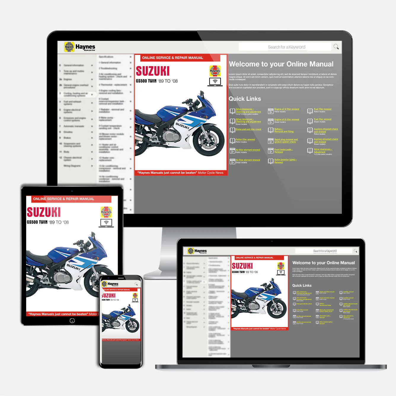 Suzuki GS500 Twin (1989-2008) Haynes Repair Manual - Image 9