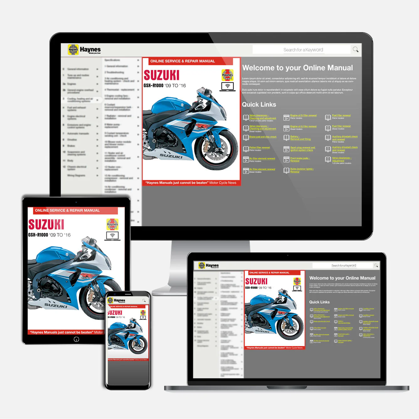 Suzuki GSX-R1000 (2009-2016) Haynes Repair Manual - Image 9