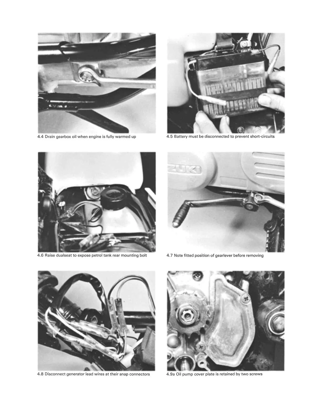 Suzuki GT, ZR & TS50 (1977-1990) Haynes Repair Manual - Image 4