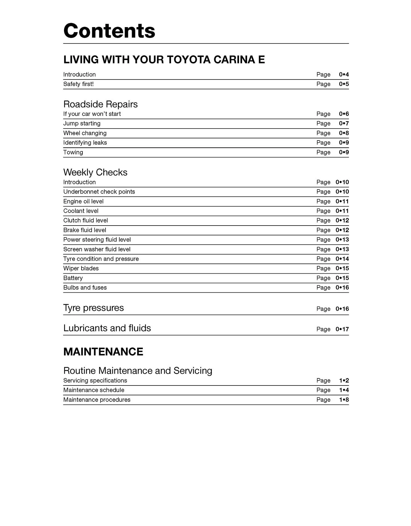 Toyota Carina E Petrol (May 1992-1997) Haynes Repair Manual - Image 3