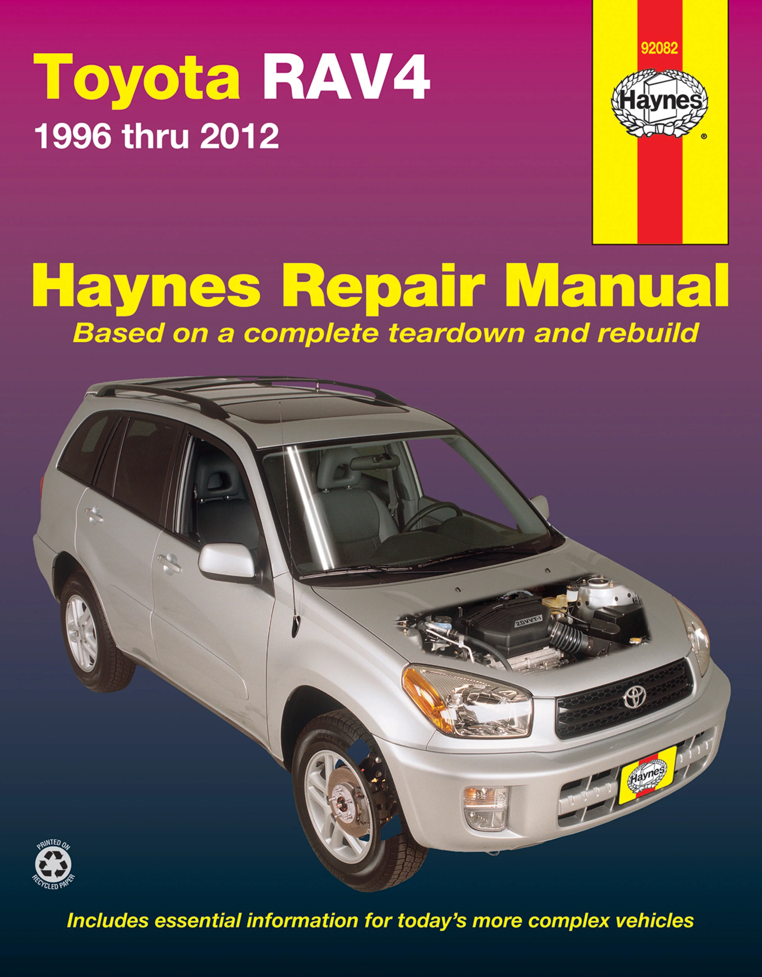 Toyota RAV4 (1996-2012) Haynes Repair Manual (USA)