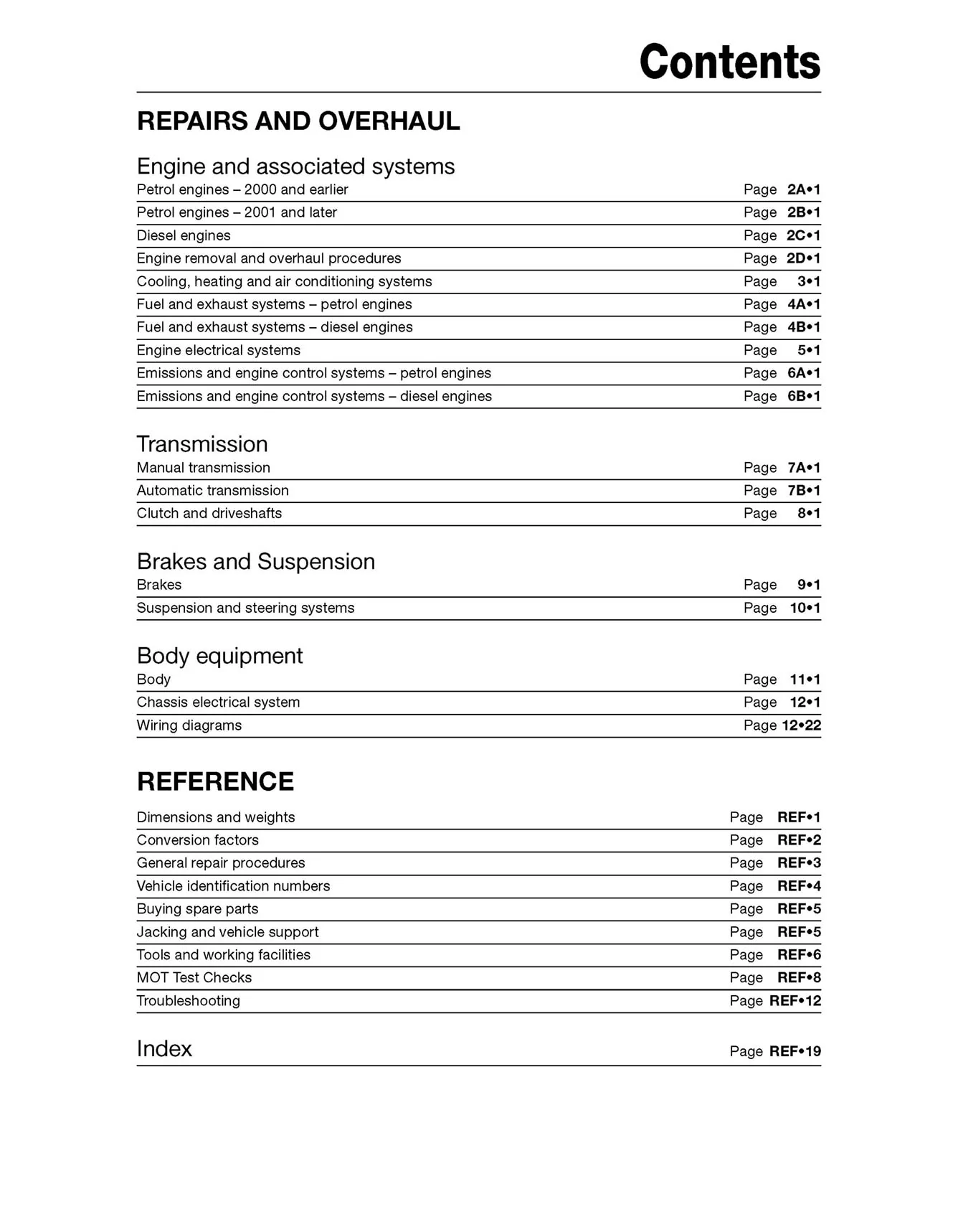 Toyota RAV4 Petrol & Diesel (1994-Jan 2006) Haynes Repair Manual - Image 5