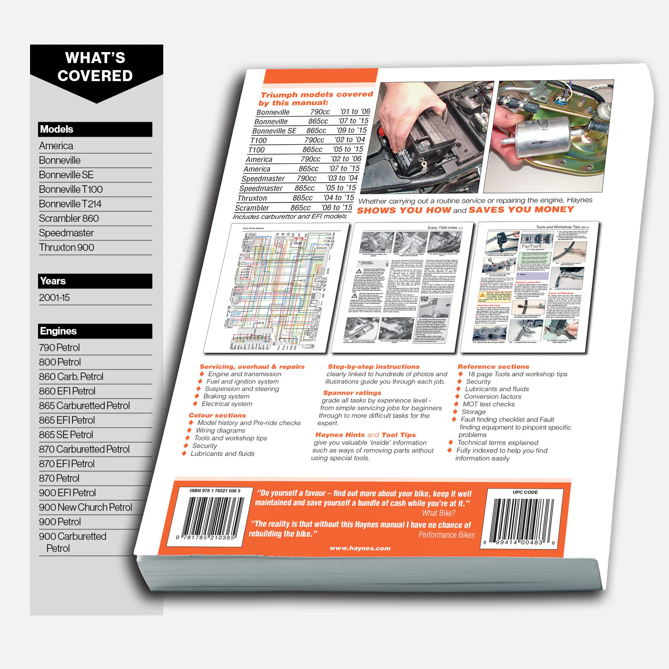 Triumph Bonneville (2001-2015) Haynes Repair Manual - Image 3