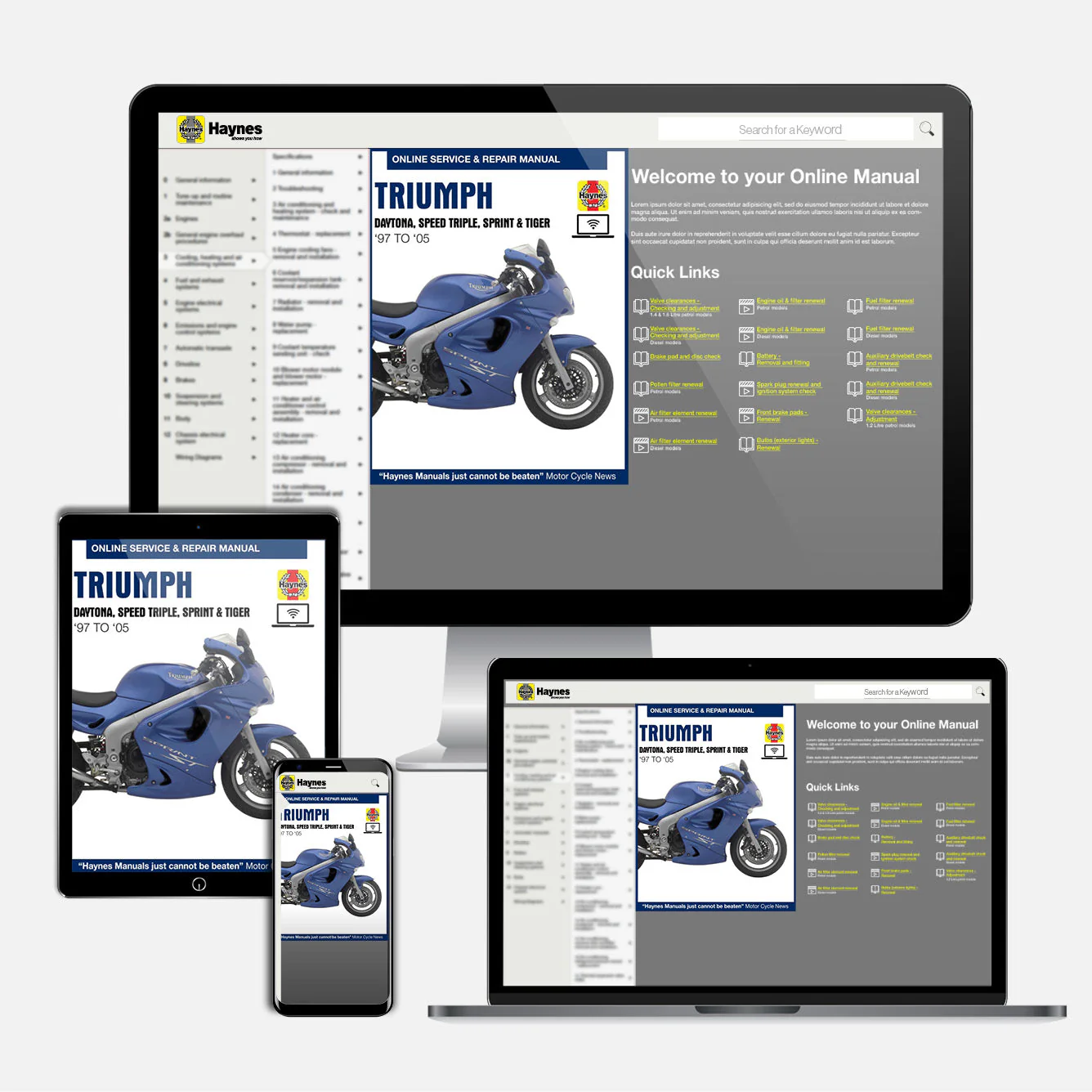 Triumph Fuel Injected Triples (1997-2005) Haynes Repair Manual - Image 9