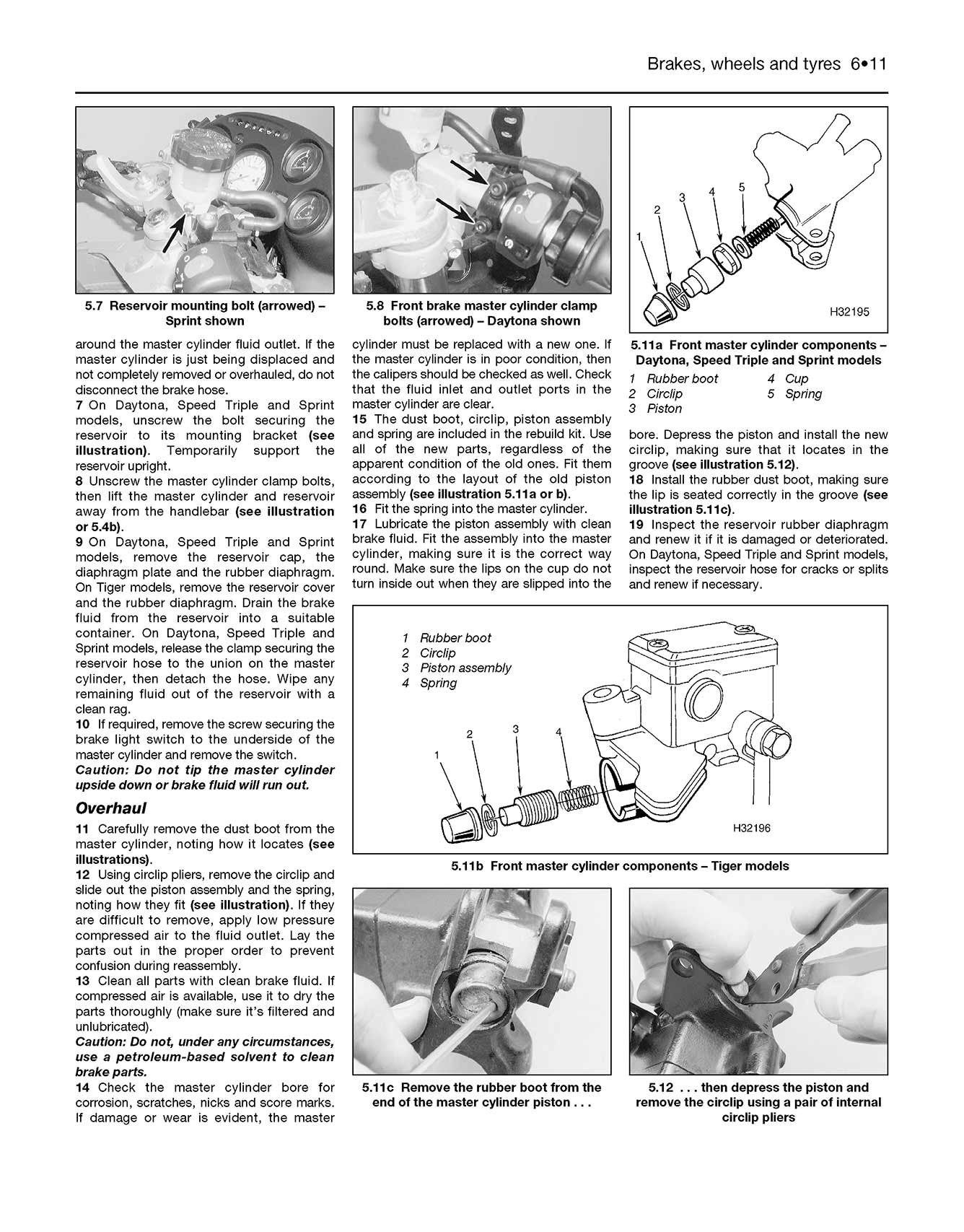 Triumph Fuel Injected Triples (1997-2005) Haynes Repair Manual - Premium Hardback Edition - Image 7
