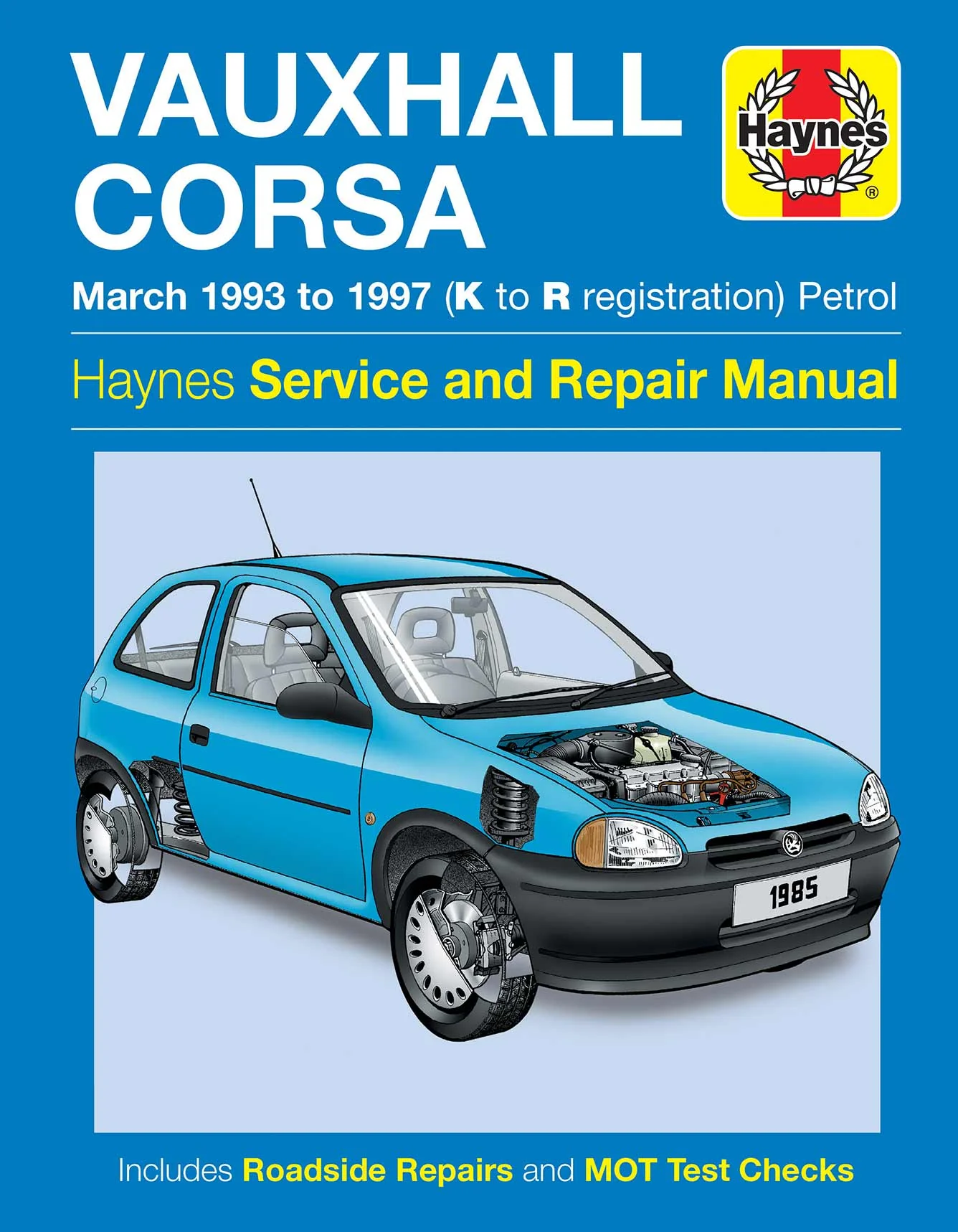 Vauxhall Corsa Petrol (Mar 1993-1997) Haynes Repair Manual