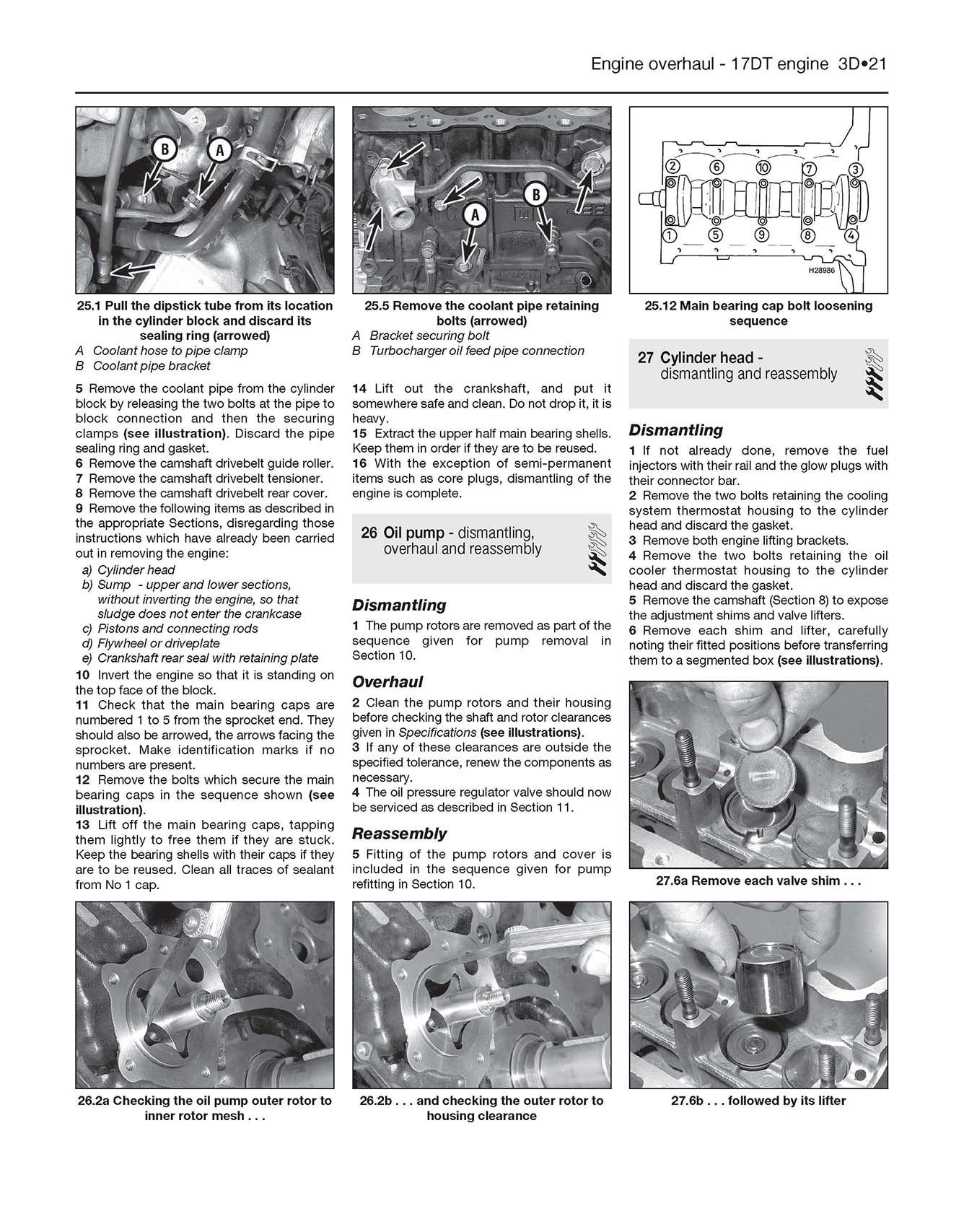 Vauxhall/Opel 1.5, 1.6 & 1.7 litre Diesel Engine (1982-1996) Haynes Repair Manual - Image 6