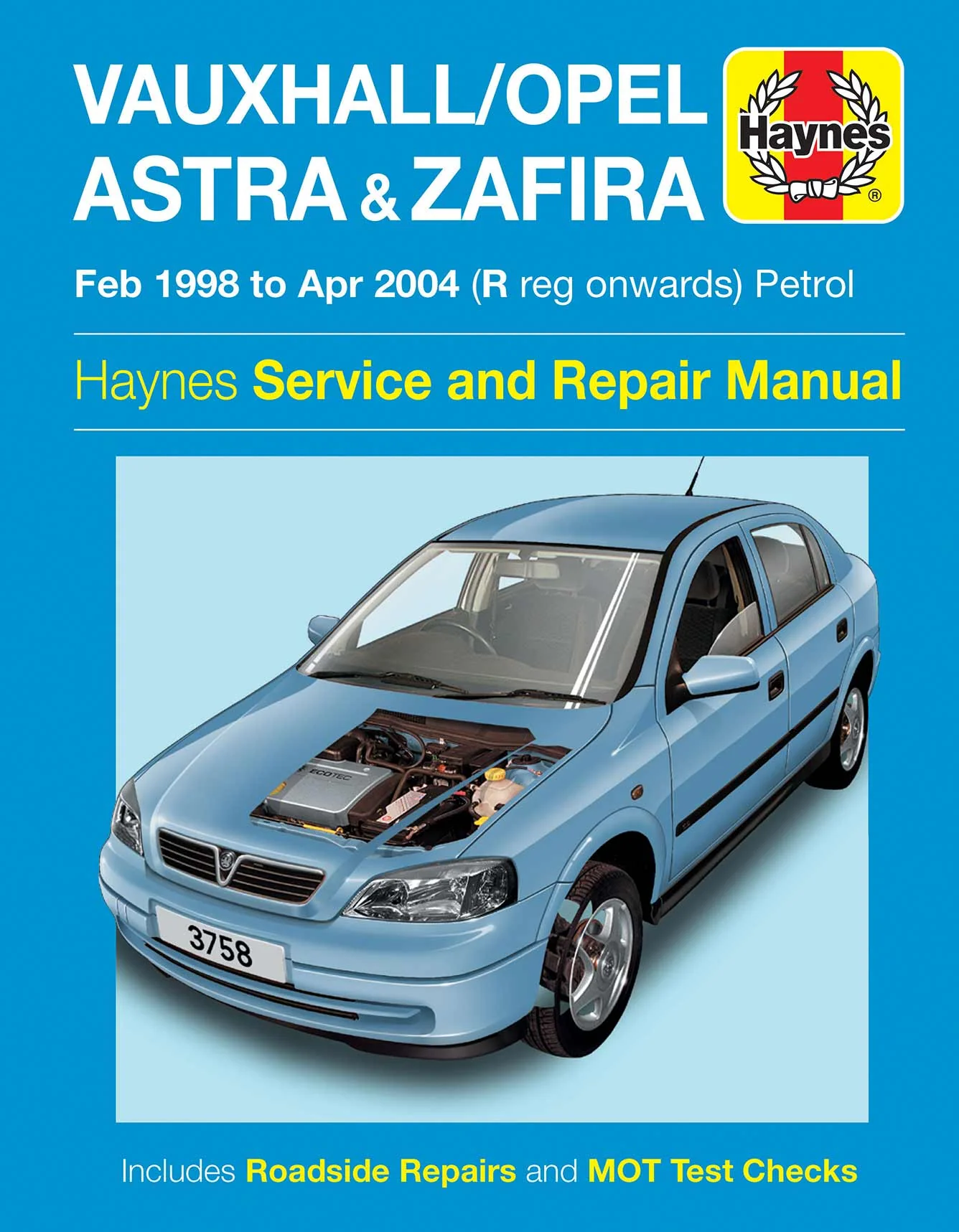 Vauxhall/Opel Astra & Zafira Petrol (Feb 1998-Apr 2004) Haynes Repair Manual - Image 2