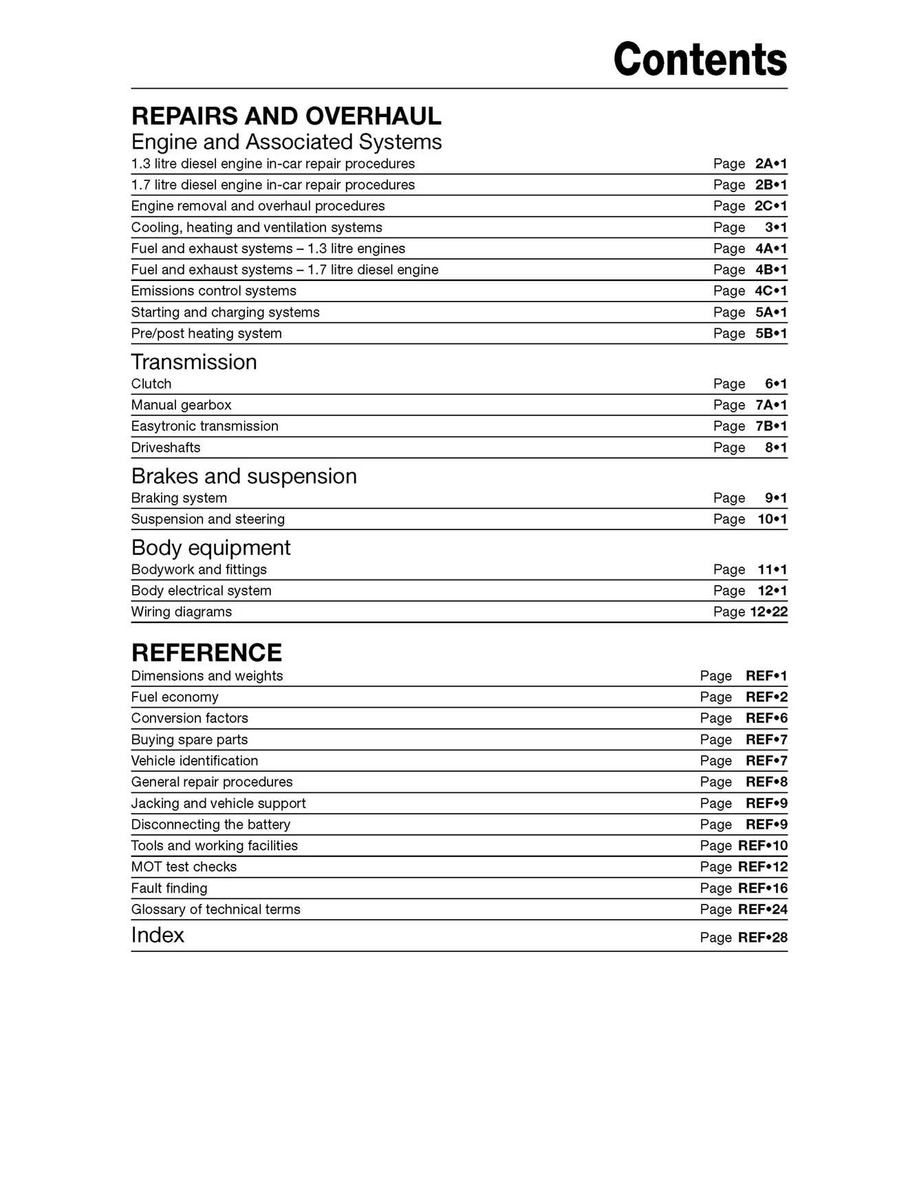 Vauxhall/Opel Combo Diesel Van (Oct 2001-Jan 2012) 51 to 61 Haynes Repair Manual - Image 5