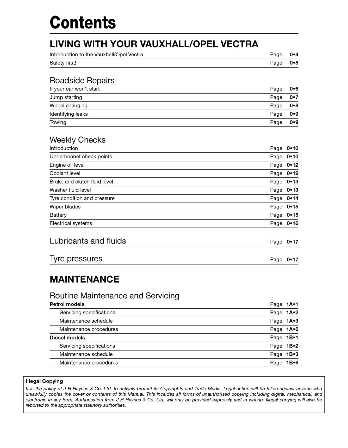 Vauxhall/Opel Vectra Petrol & Diesel (Oct 2005-Oct 2008) Haynes Repair Manual - Image 4