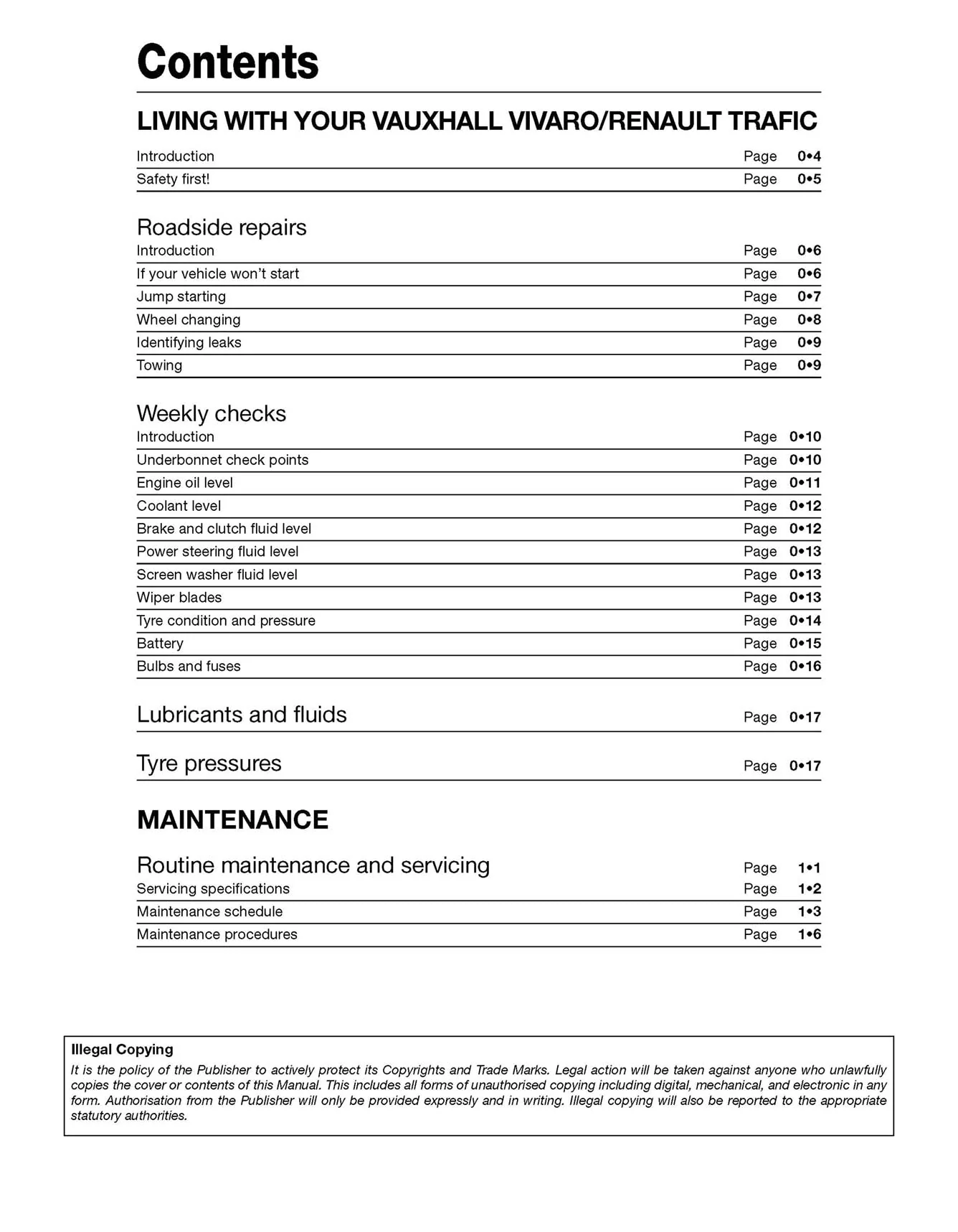 Vauxhall/Opel Vivaro & Renault Trafic Diesel May 2001-Apr 2014 (Y to 14 reg) Haynes Repair Manual - Premium Hardback Black Edition - Image 4