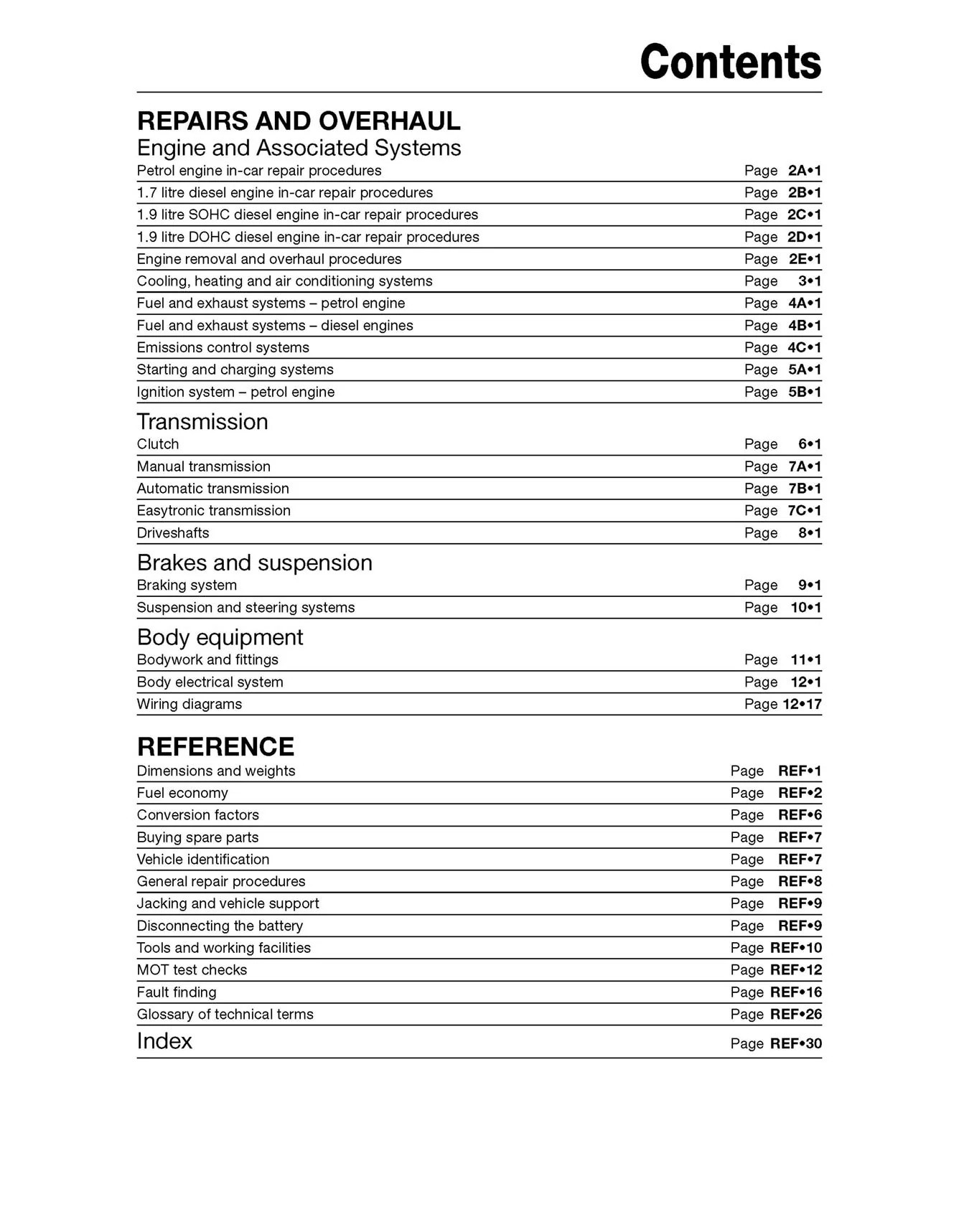 Vauxhall/Opel Zafira (Mar 2009-2014) 09 to 64 Haynes Repair Manual - Image 5