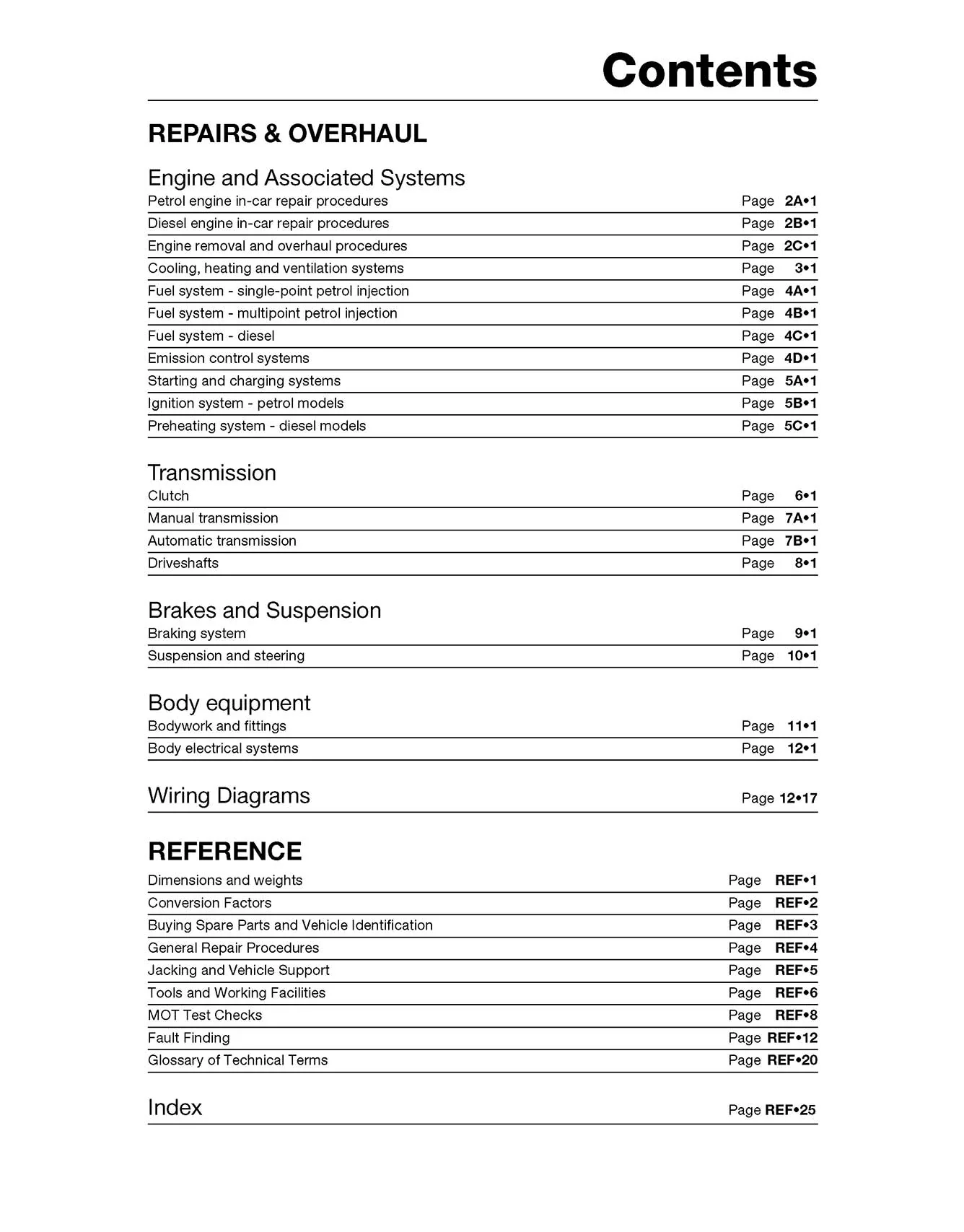 Volkswagen Golf & Vento Petrol & Diesel (Feb 1992-Mar 1998) Haynes Repair Manual - Image 4