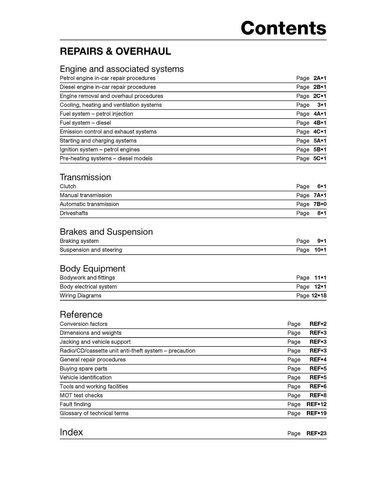 Volkswagen Passat 4-cyl Petrol & Diesel (Dec 1996-Nov 2000) Haynes Repair Manual - Image 4