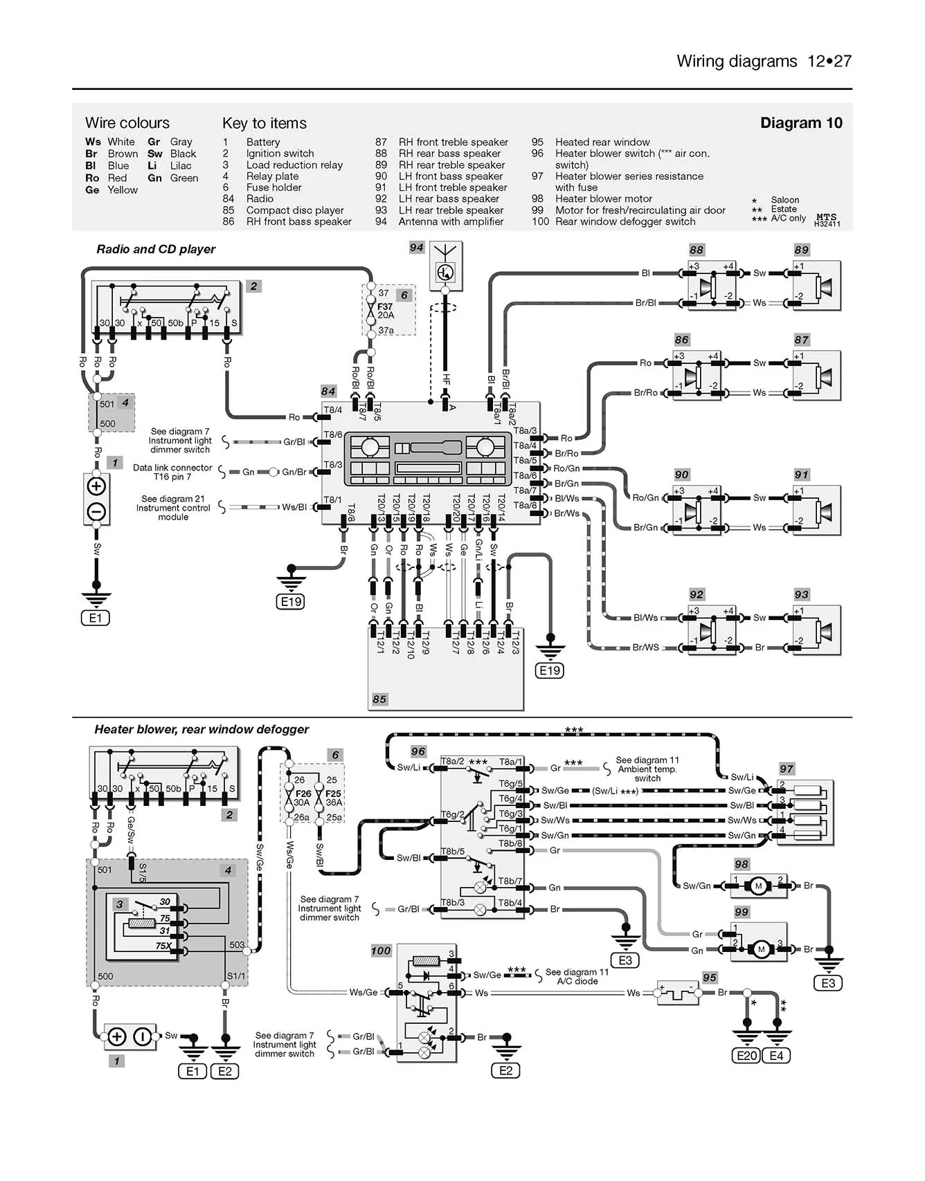 Volkswagen Passat 4-cyl Petrol & Diesel (Dec 1996-Nov 2000) Haynes Repair Manual - Image 7