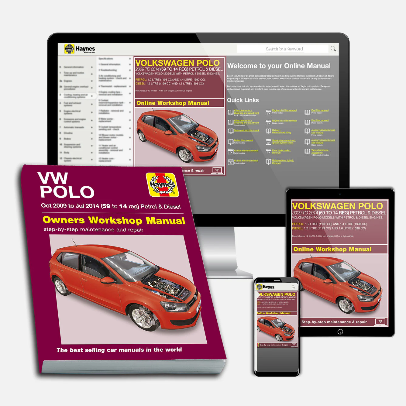 Volkswagen Polo (2009-2014) Haynes Repair Manual