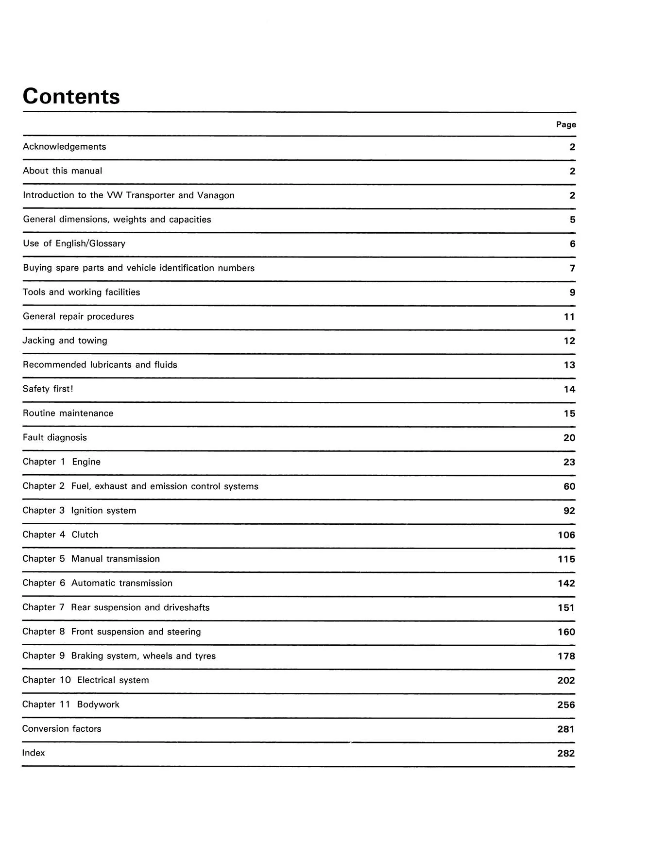Volkswagen Transporter (air-cooled) Petrol (1979-1982) Haynes Repair Manual - Image 3