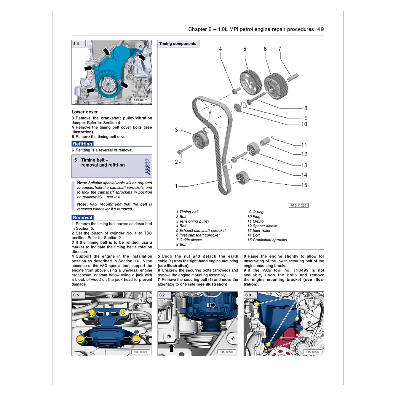 Volkswagen Up! (2011 to 2023) Petrol Haynes Repair Manual - Image 5